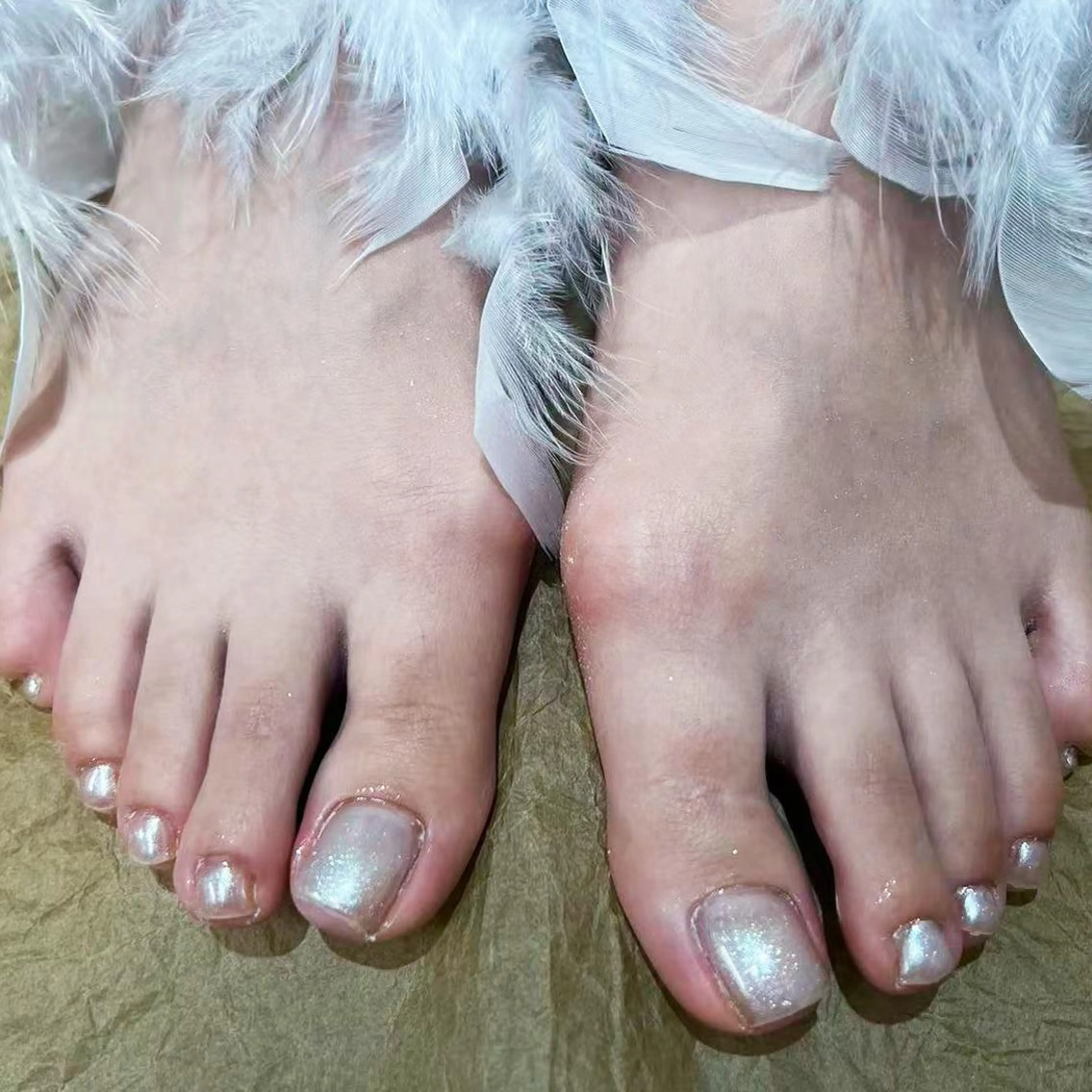 ネイル アートネイル オーロラネイル ガーリー キラキラネイル マグネットネイル フットネイル DIAMOND 💅のネイルデザイン