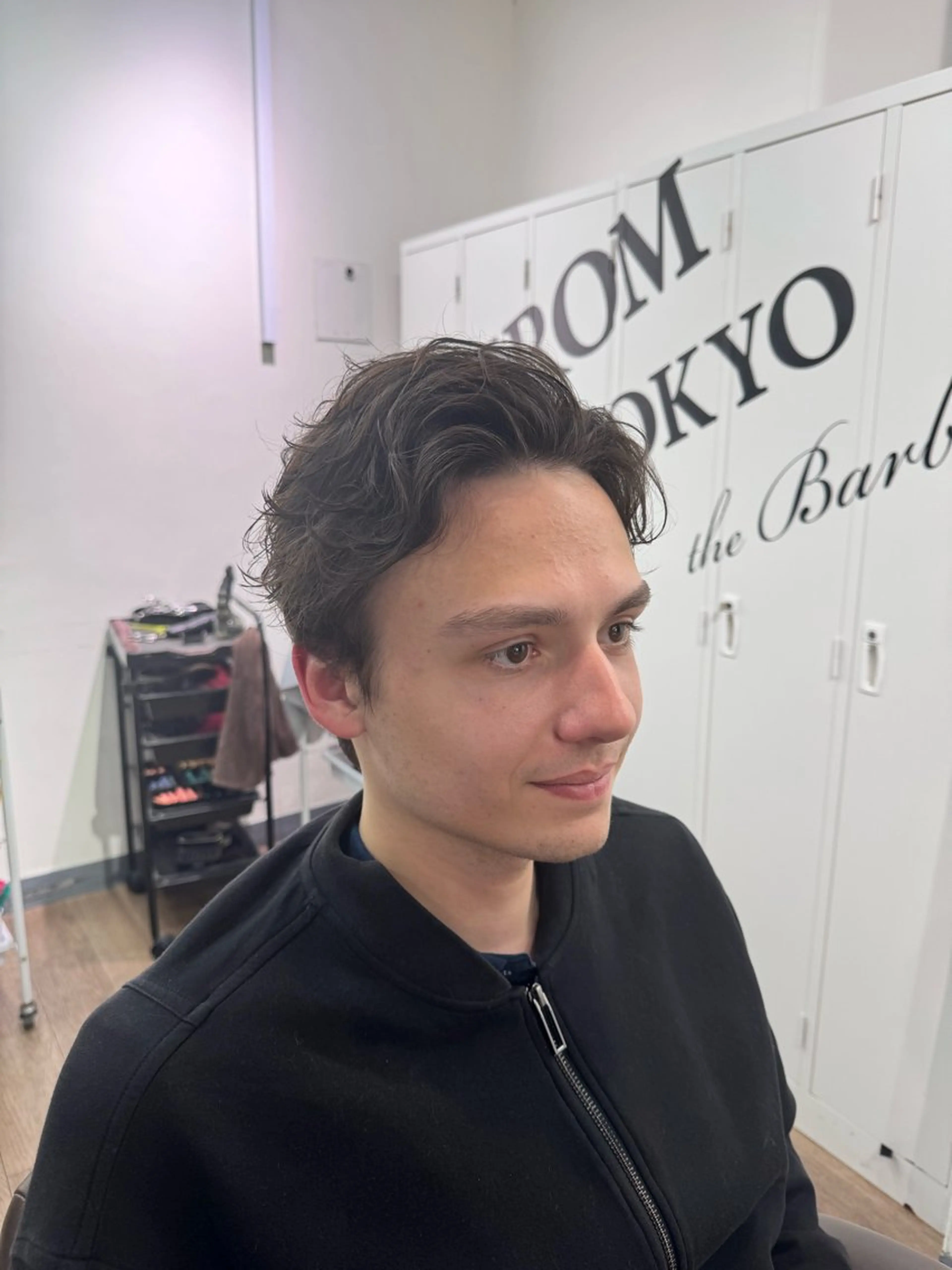 ショート パーマ 【メンズ専用サロン】 💈小林遥希💈のヘアスタイル