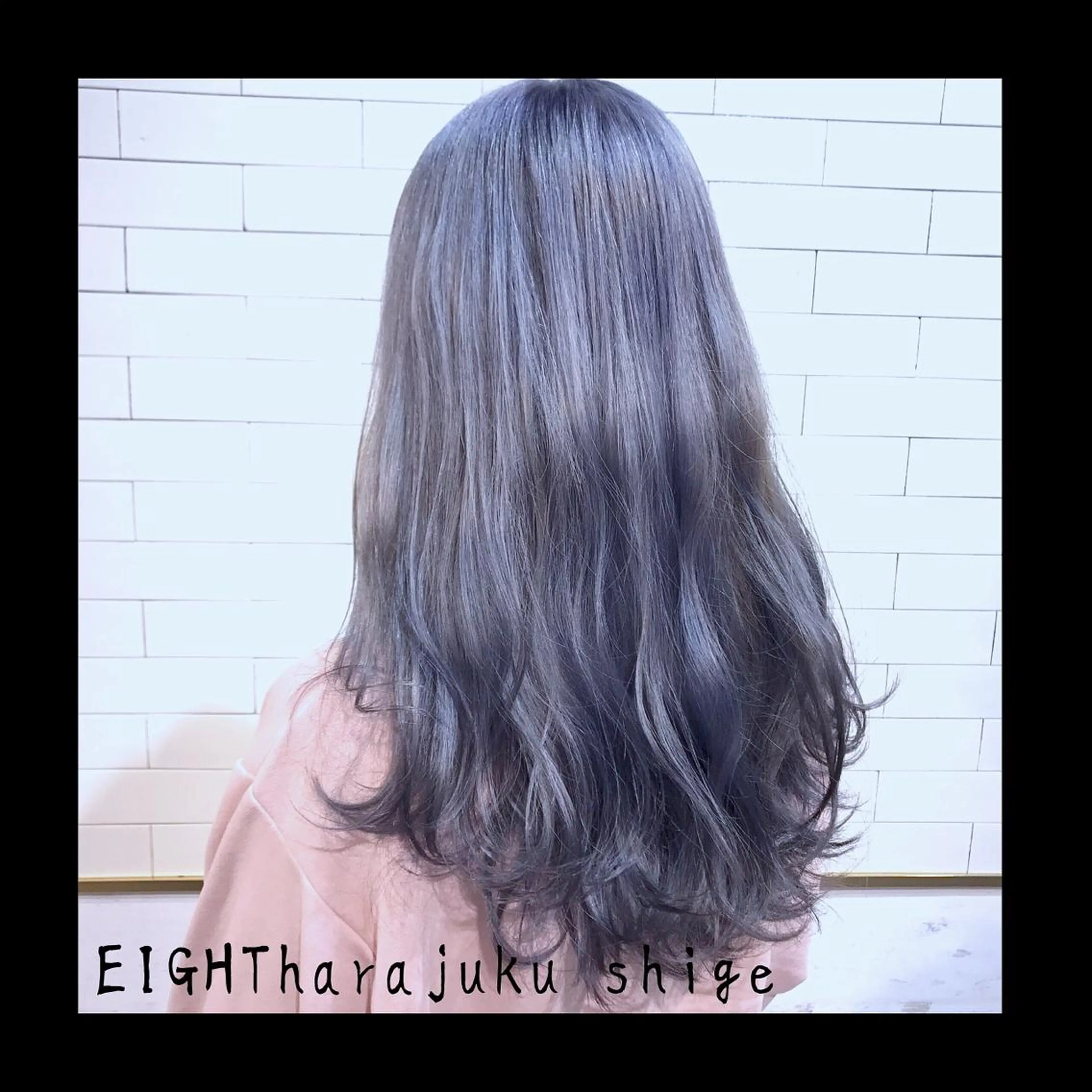 ミディアム カラー アッシュ ラベンダーカラー ラベンダーアッシュ 及川シゲル 髪質改善講師のヘアスタイル