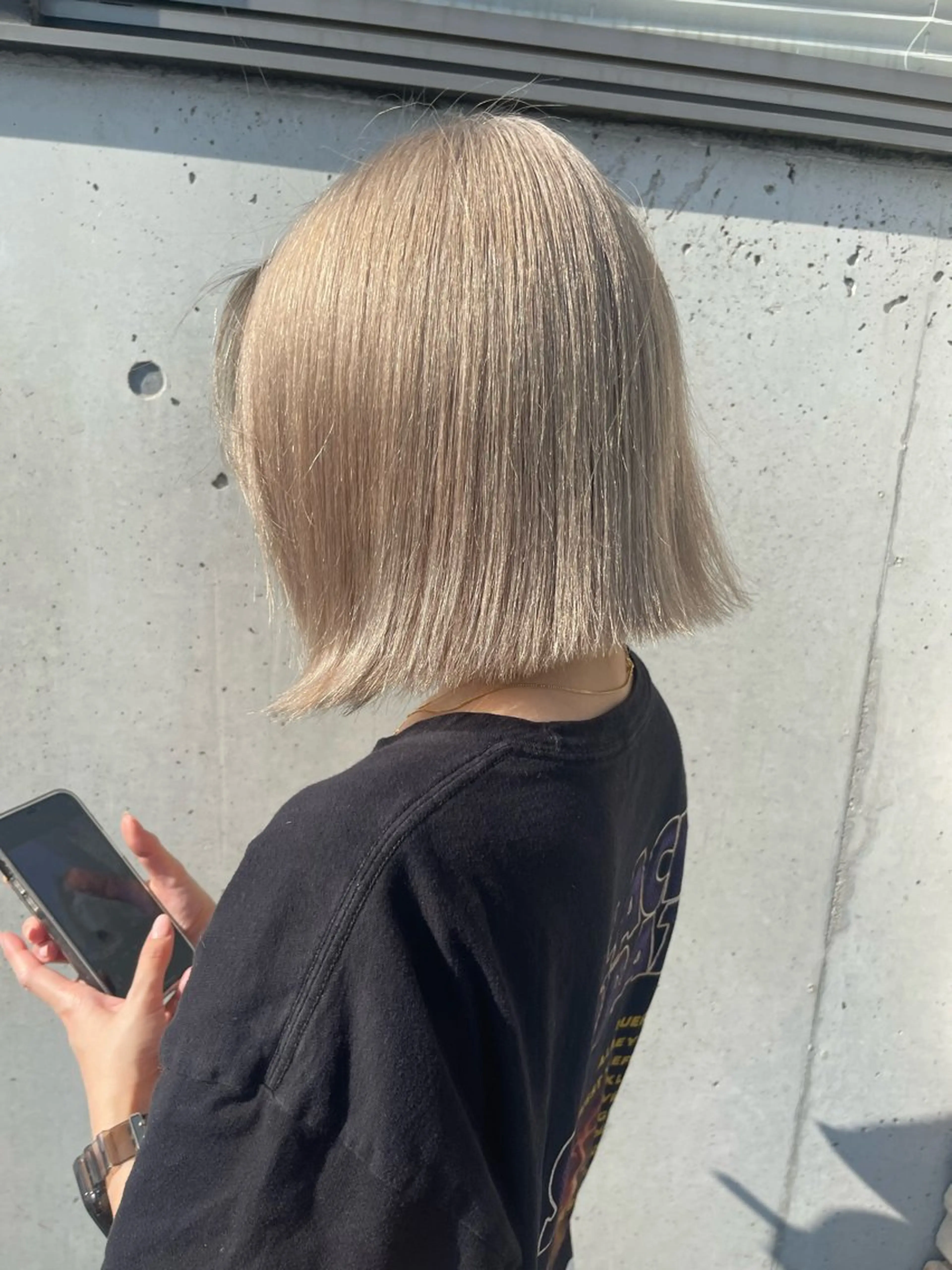 カラー 藤元 美咲のヘアスタイル