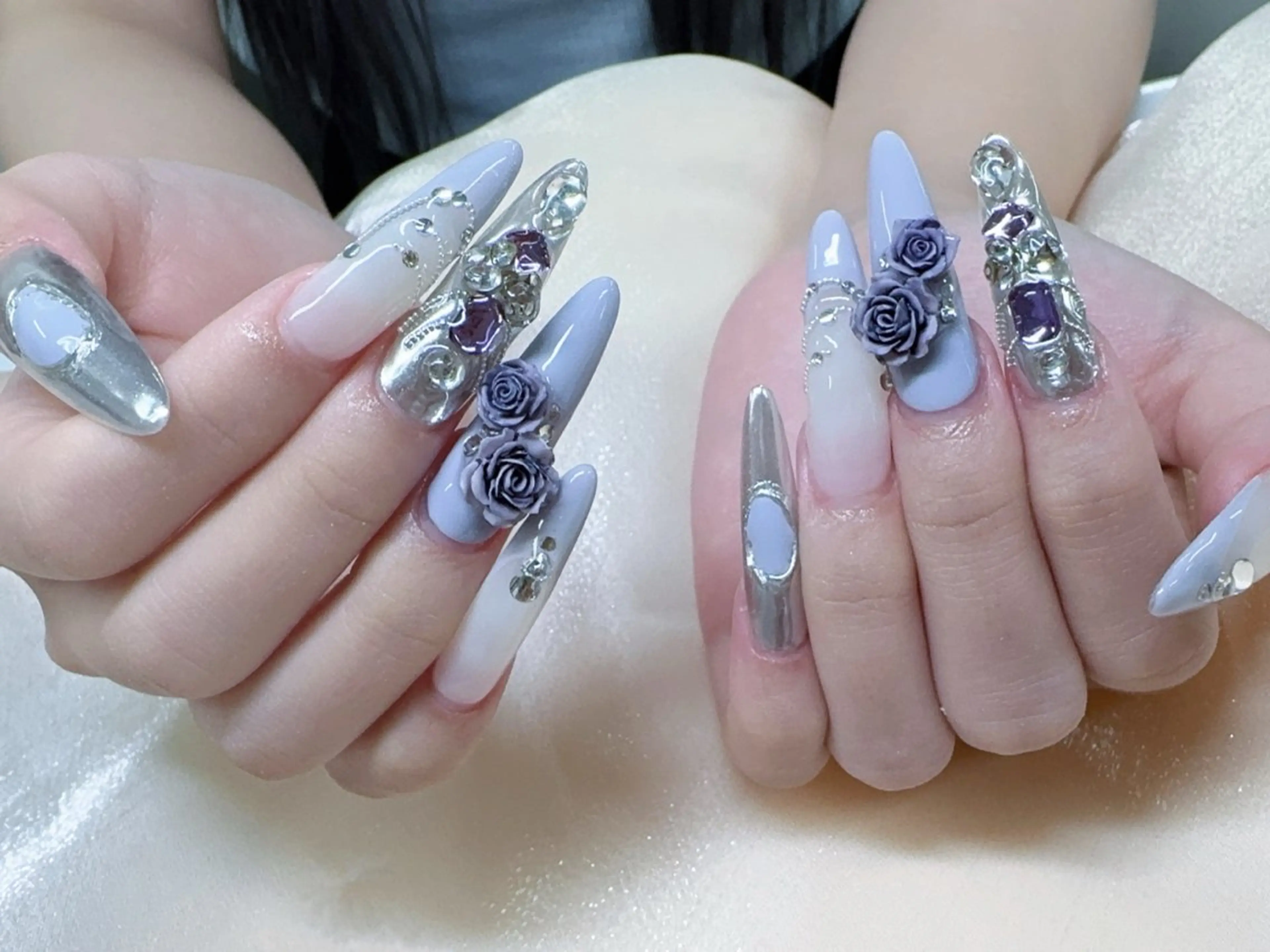 ネイル アートネイル チークネイル 長さ出し フットネイル ジェルネイル ハンドネイル ハンドケア ラッキーネイルサロン 西川口東口店のネイルデザイン