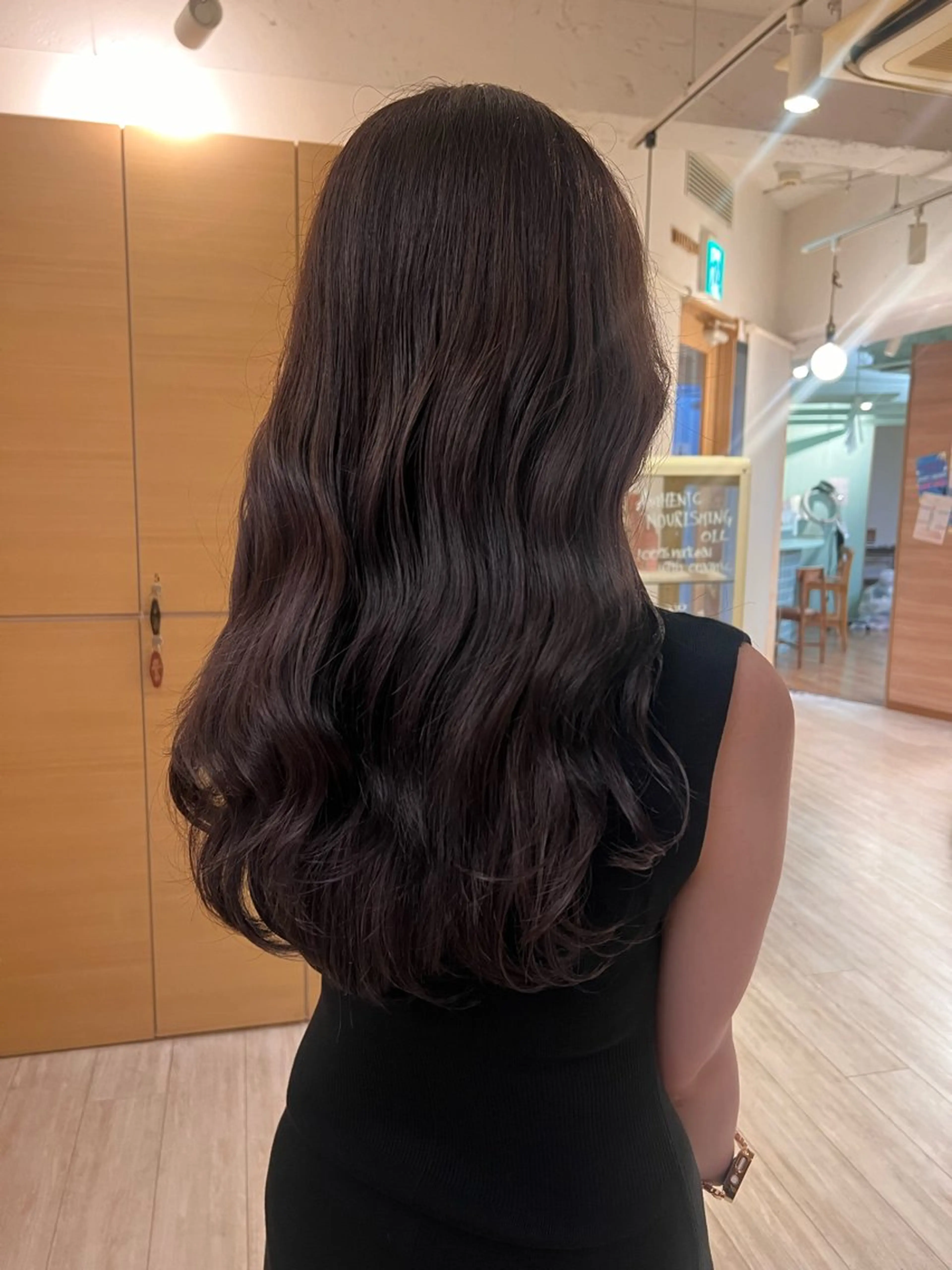 ロング カラー 顔周りカット/ボブ/ ツヤ髪/coconaのヘアスタイル