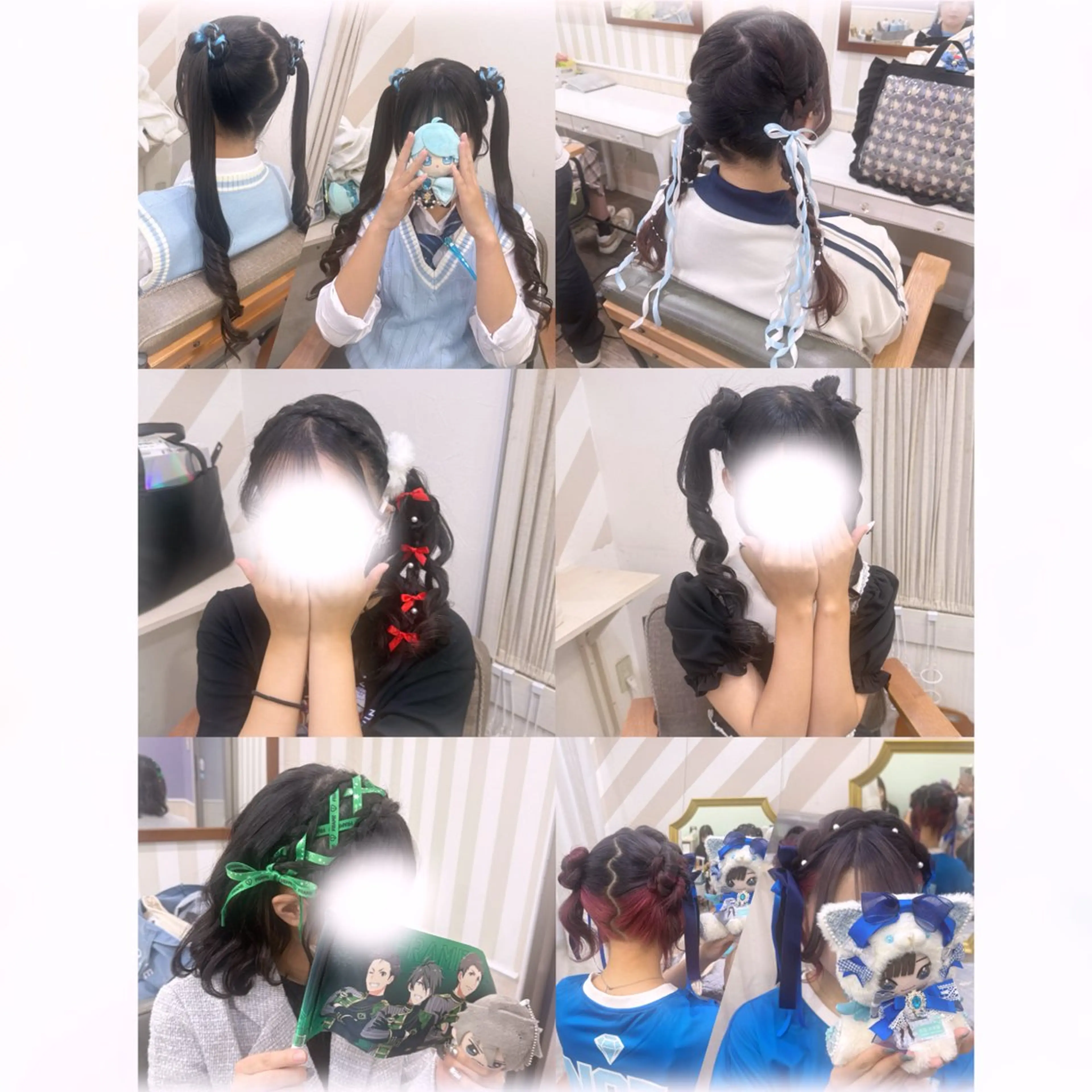《平日》推し活・お呼ばれ🙆🏻♀️ヘアセット🎀の写真