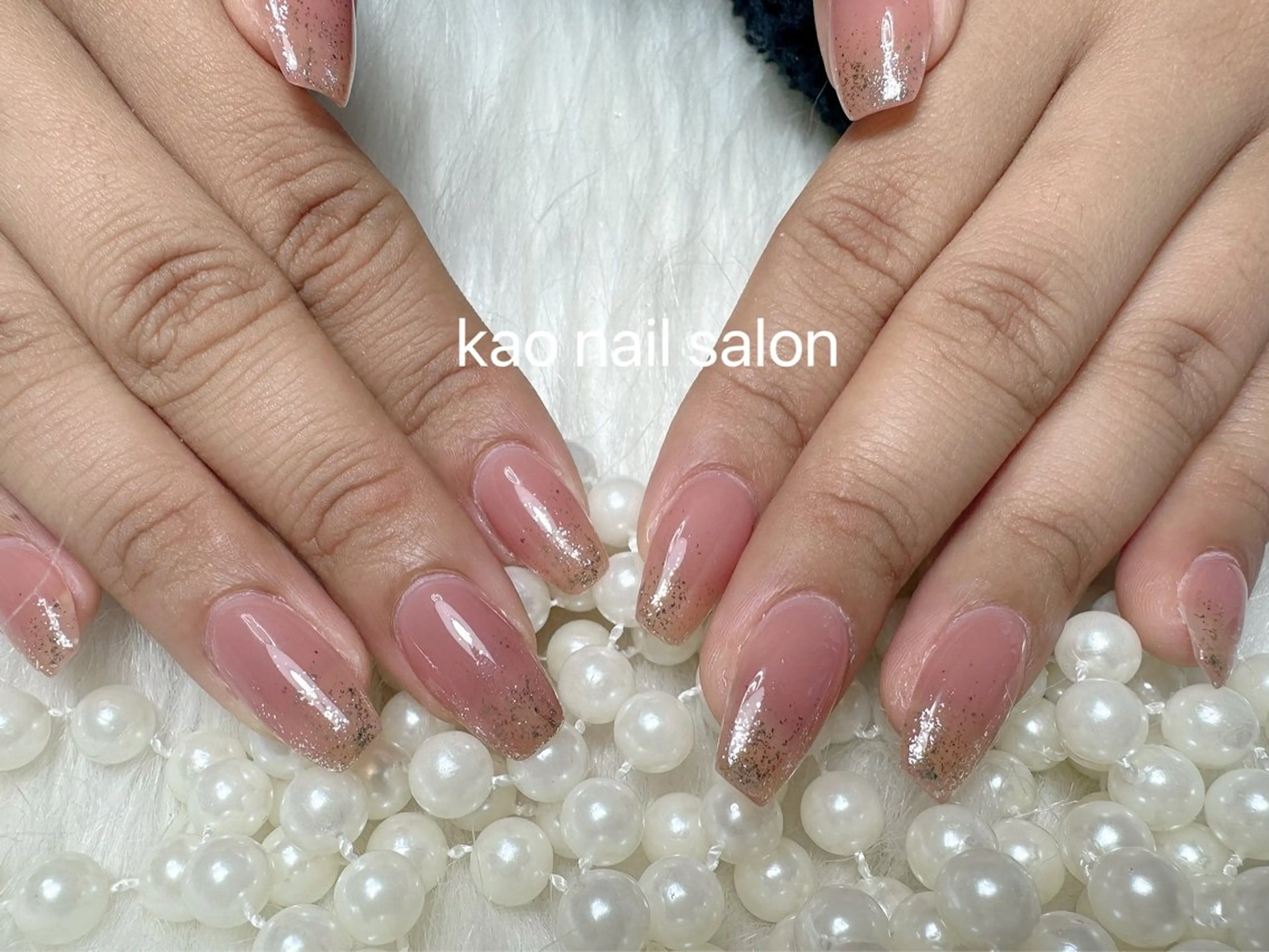 チップ長出しワンカラー/ラメグラデーション/マグネット【ジェルオフ+500円】の写真