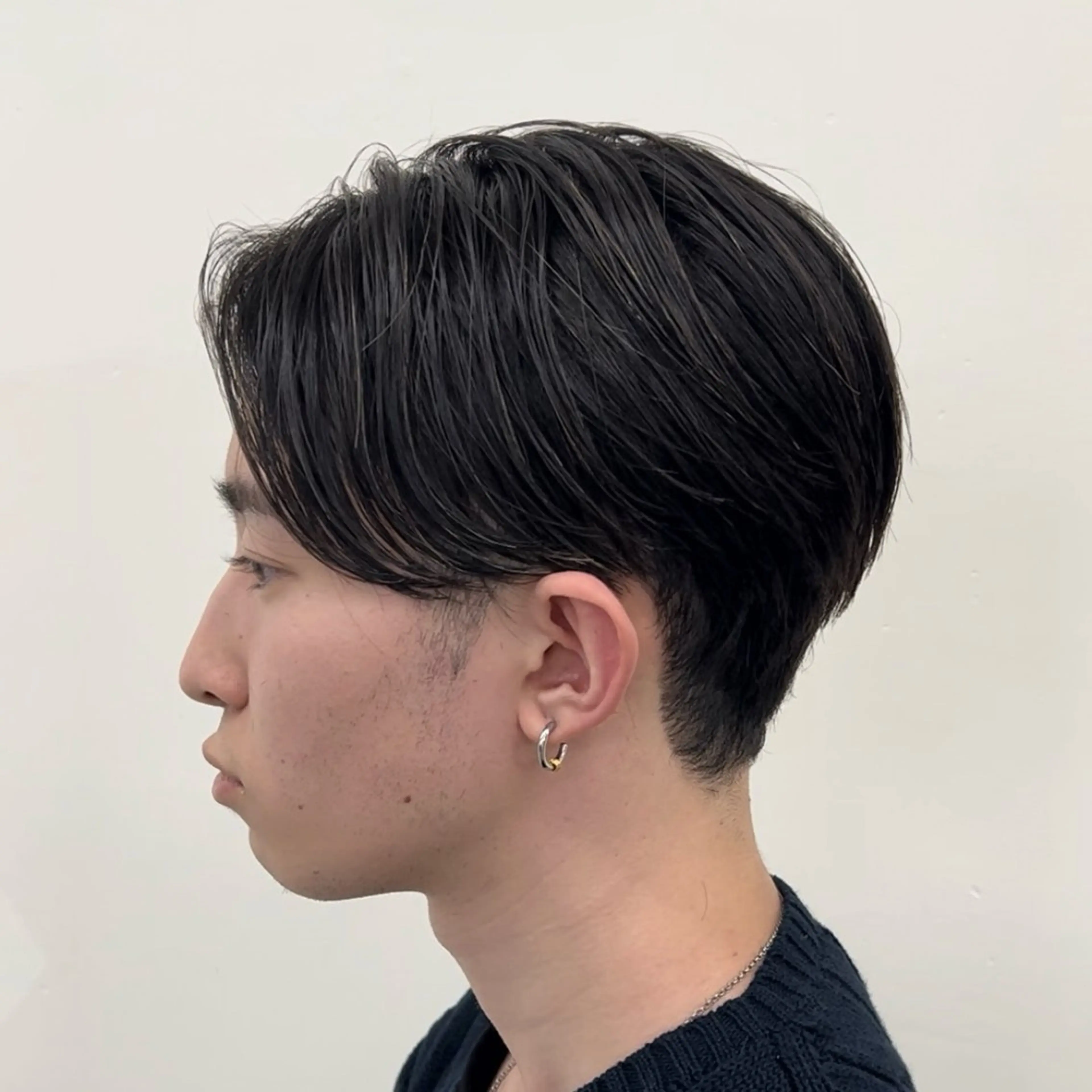 ショート パーマ メンズ メンズパーマ 縮毛矯正 ストレートパーマ カット 縮毛矯正 カラー/メンズパーマ 岩角昂音のヘアスタイル