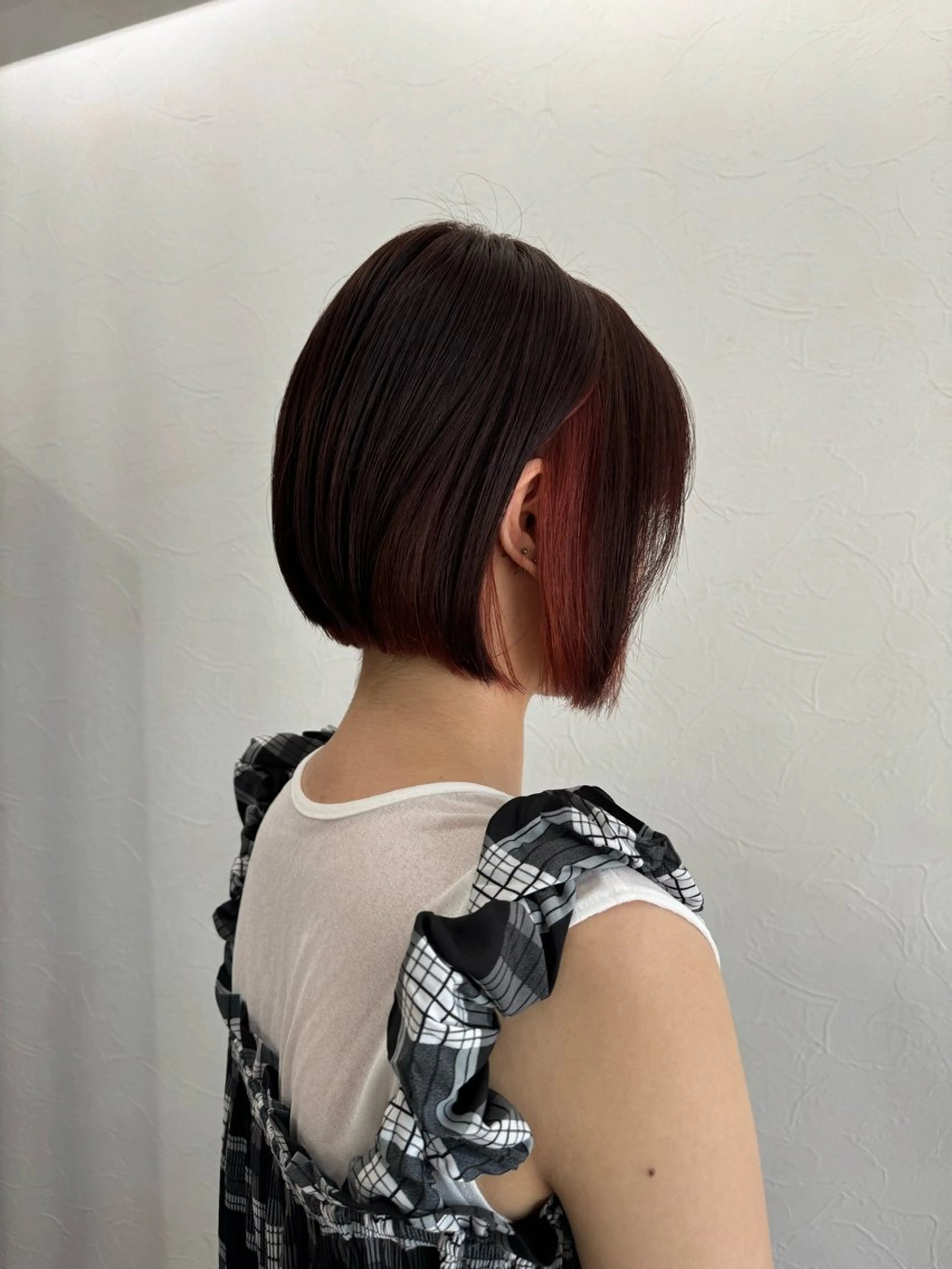 ショート ヘアカラー 透明感/グレージュ/ MOMOKO🩵のヘアスタイル