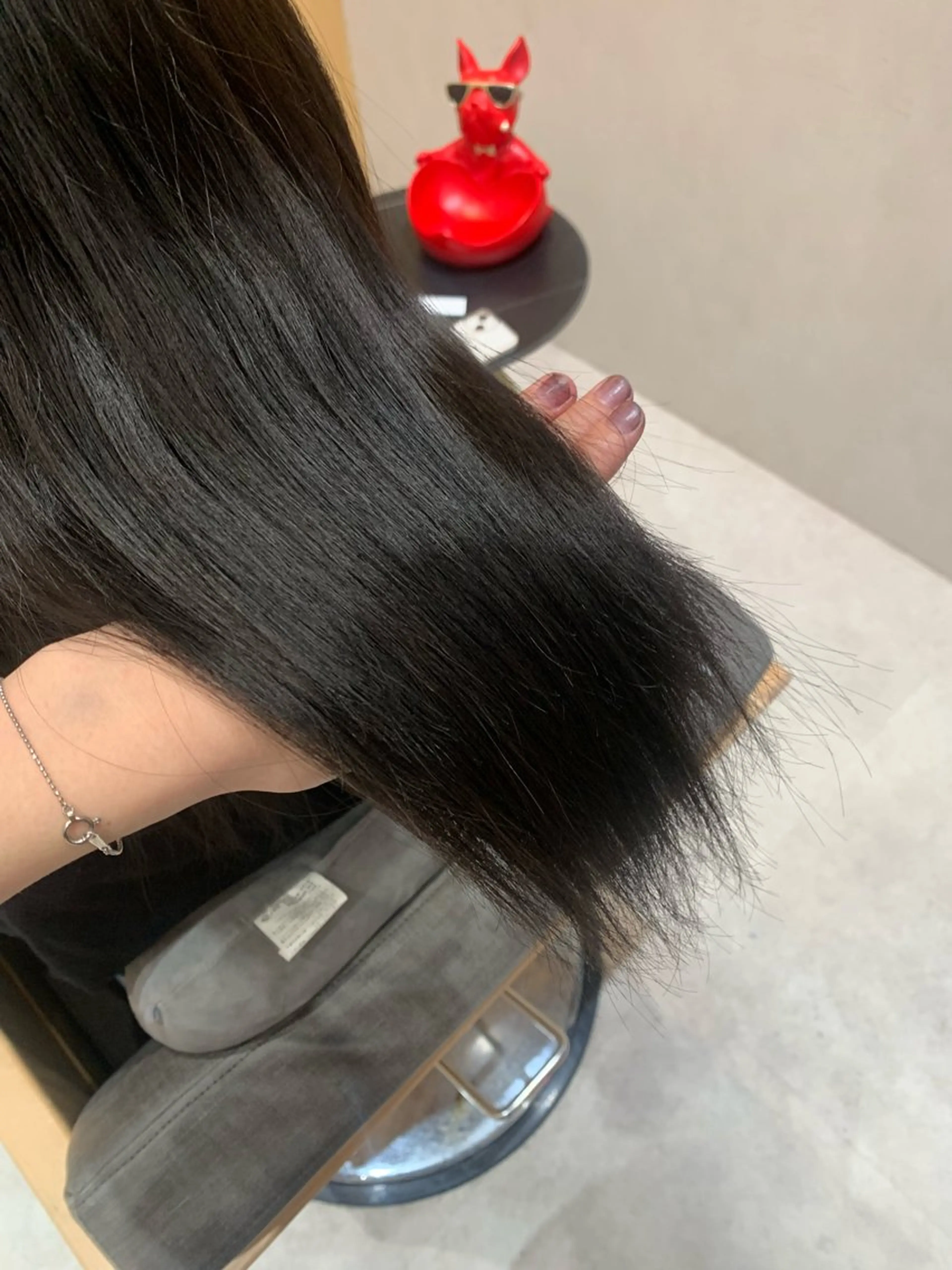 ミディアム ヘアカラー 本多 永佳のヘアスタイル