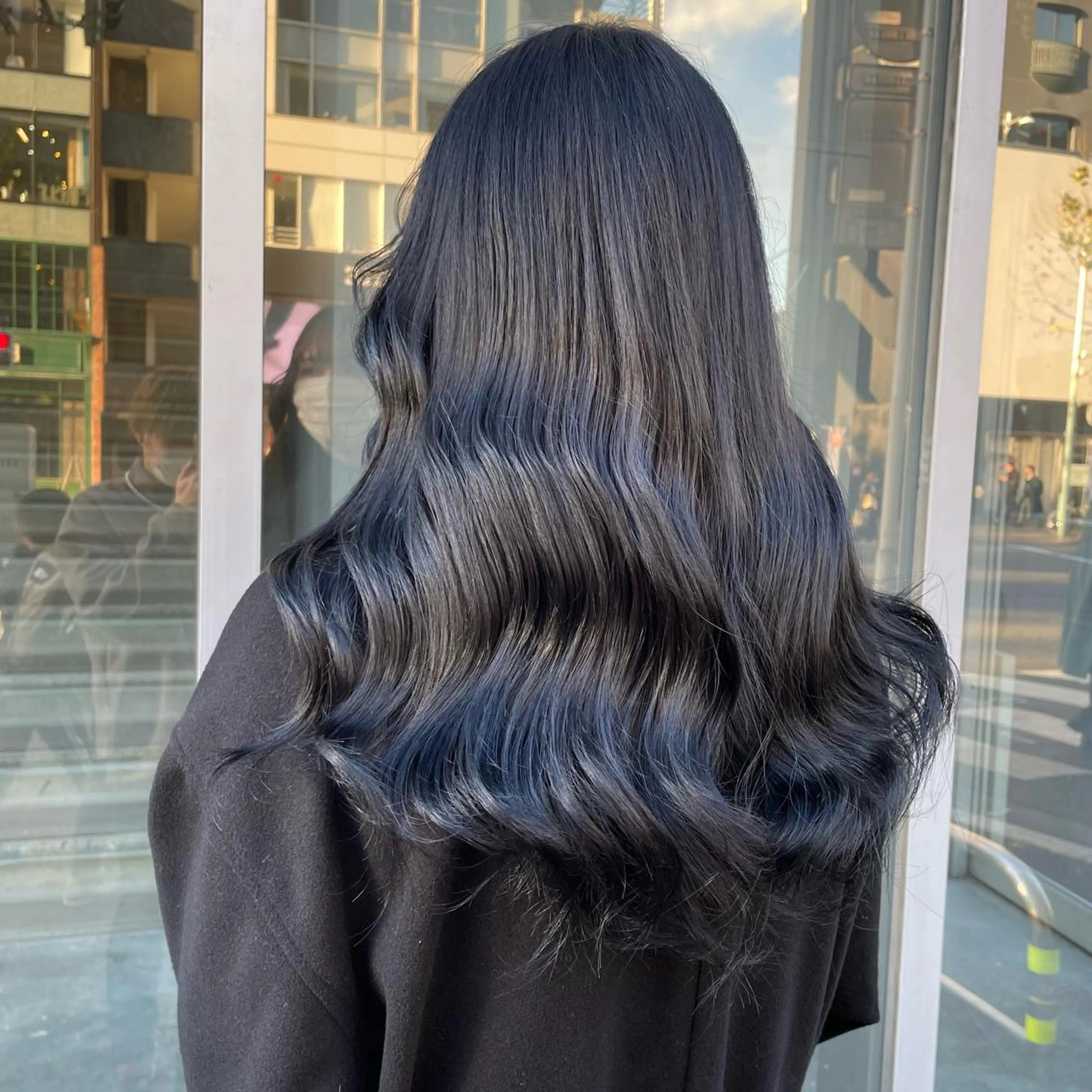 ロング カラー パーマ ヘアアレンジ メンズ キッズ ネイル マツエク・マツパ アイブロウ ヘアカラー トリートメント 🦋韓国風カラー🦋 こうせい原宿のヘアスタイル