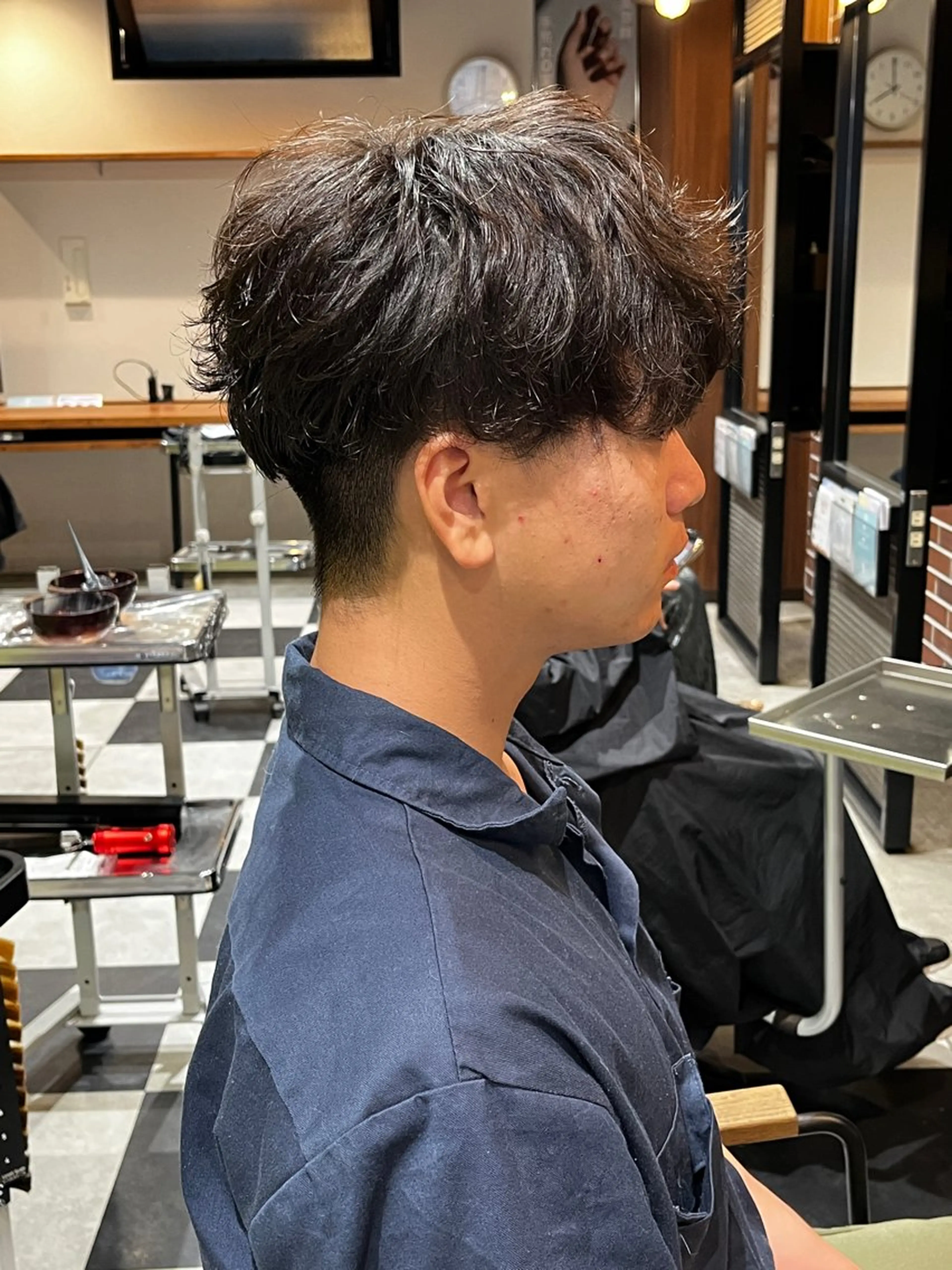 ショート パーマ メンズ カット パーマ 🎧メンズパーマ特化 /RUI🎧のヘアスタイル