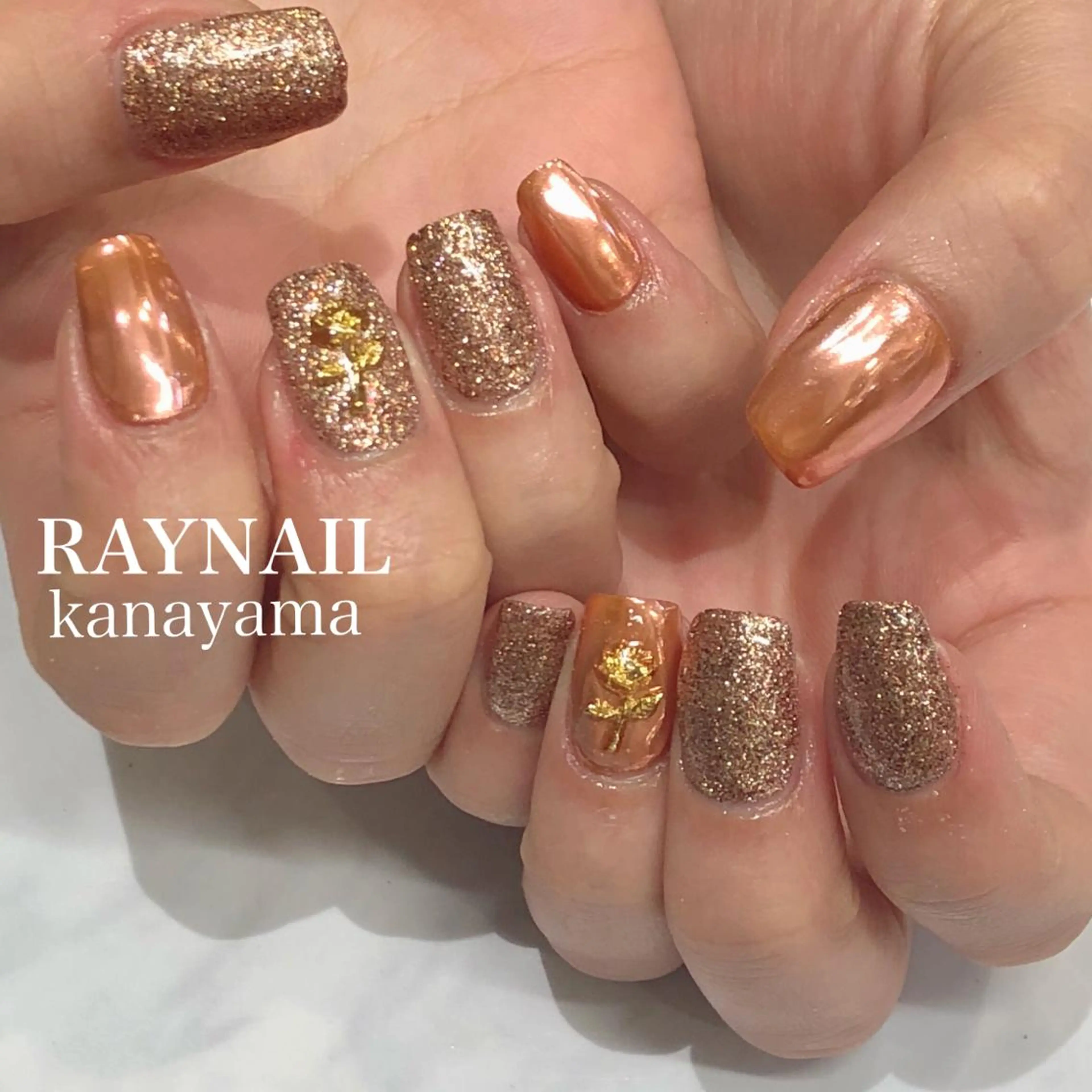 ネイル ミラーネイル Can Nail　栄店　【キャンネイル】所属・後藤今日子 CANNAIL栄店のネイルデザイン