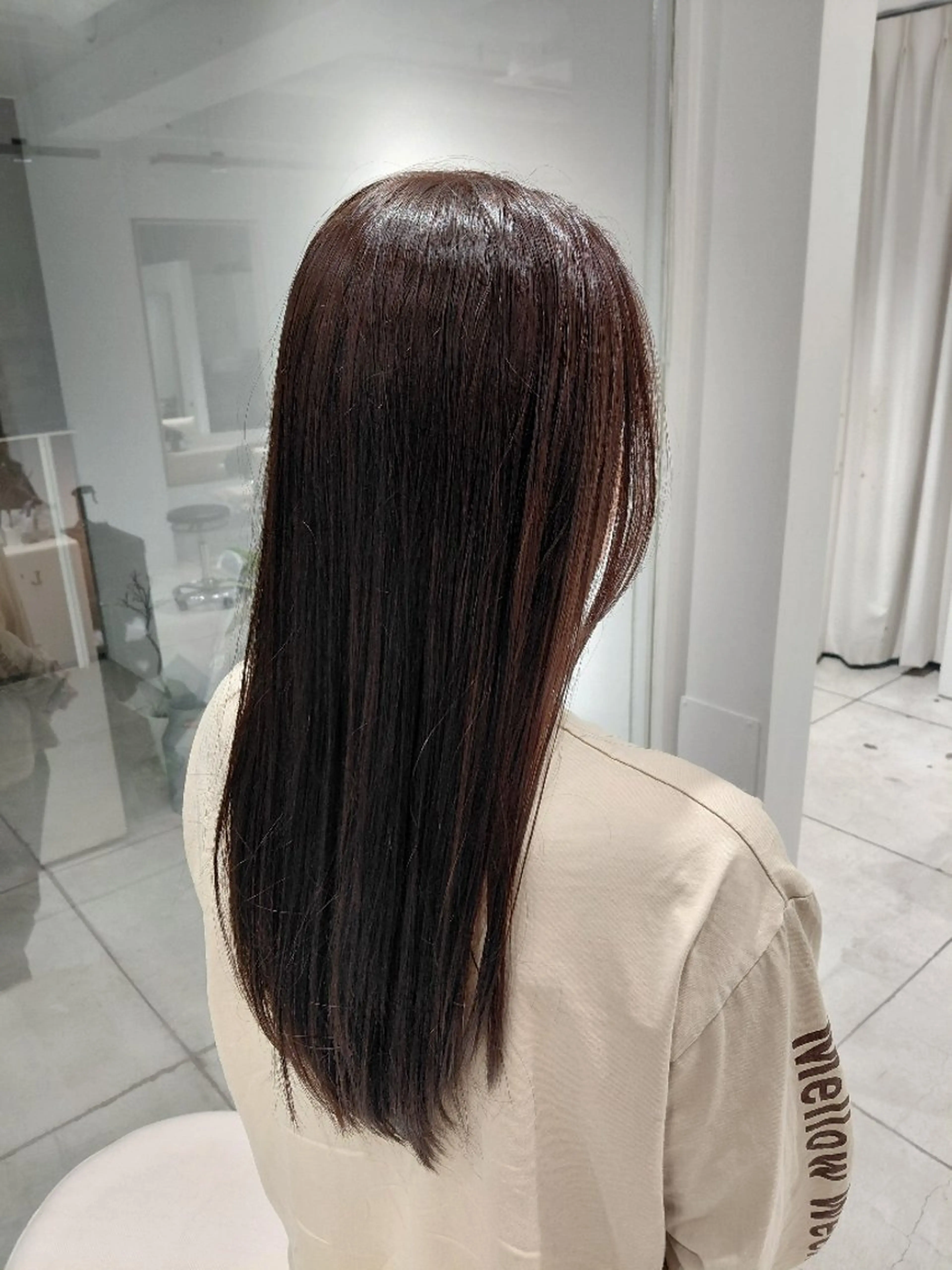 ロング ヘアカラー トリートメント ヘッドスパ ヘアセット 優 ／表参道のヘアスタイル