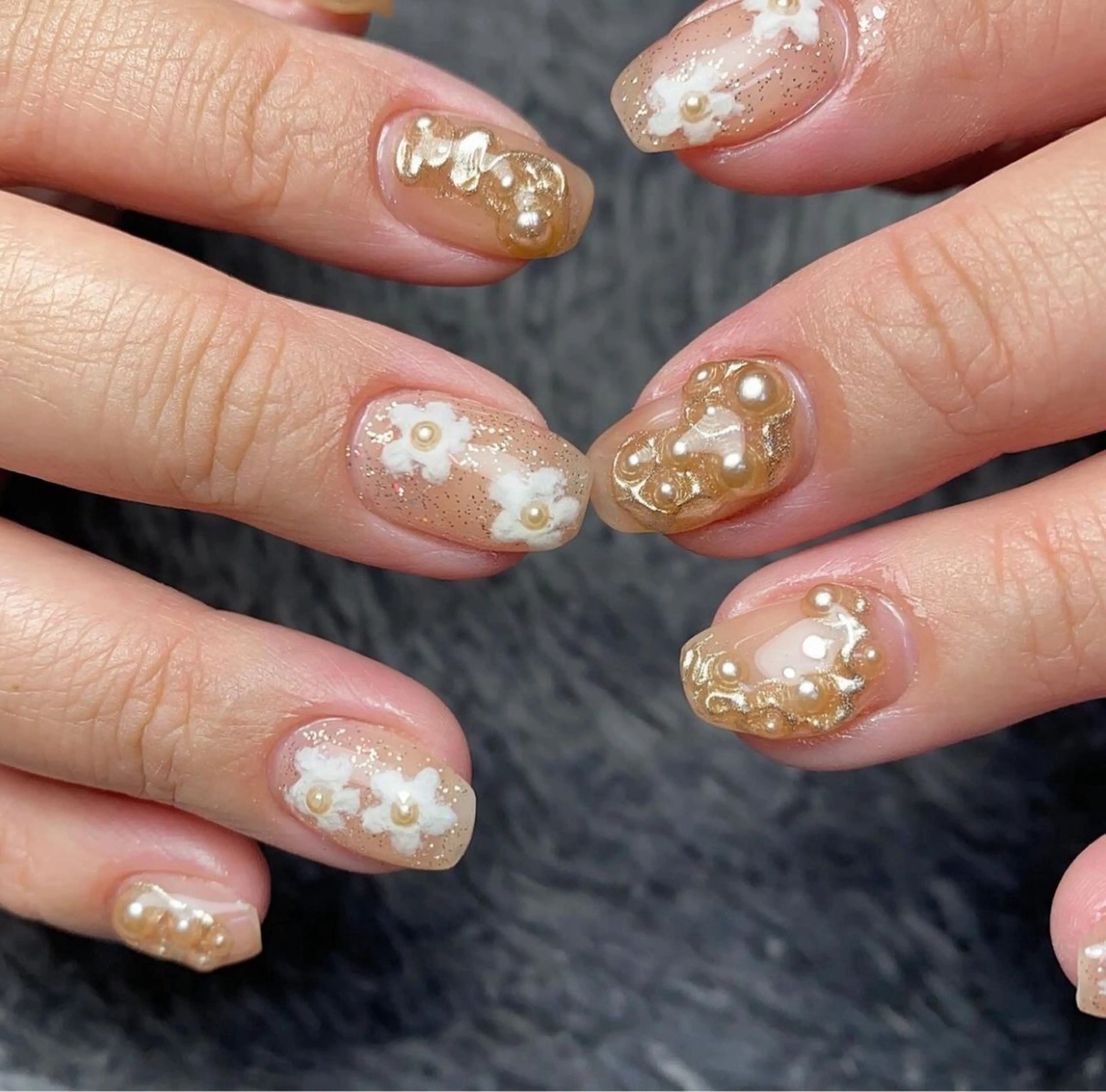 ネイル フラワーネイル STAR RIVER【スターリバー】所属・MIKI🌼STAR RIVER⭐️🌈のネイルデザイン