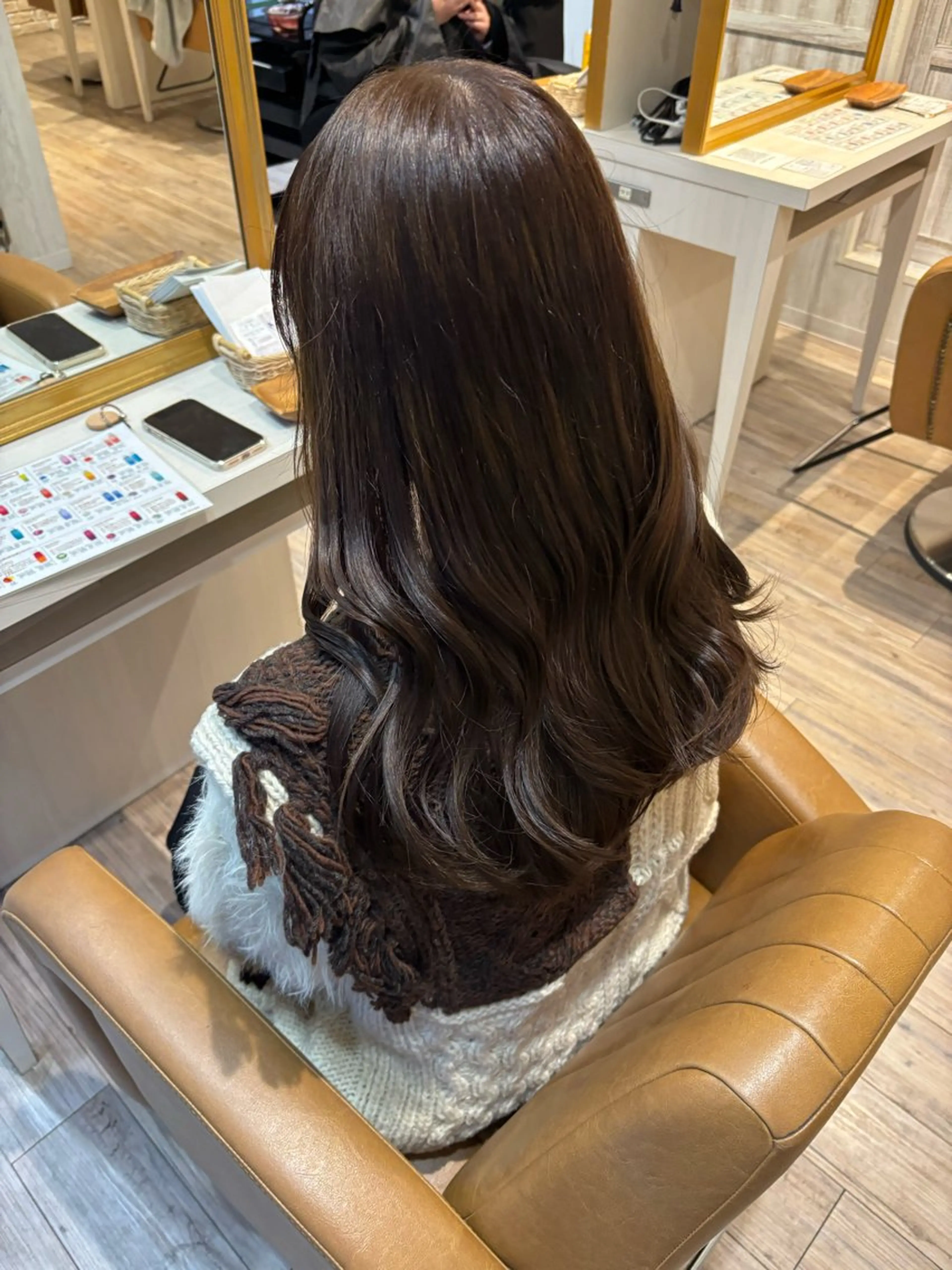 ロング カラー カット ヘアカラー トリートメント yui🥀/ボブ /ブリーチなしカラーのヘアスタイル