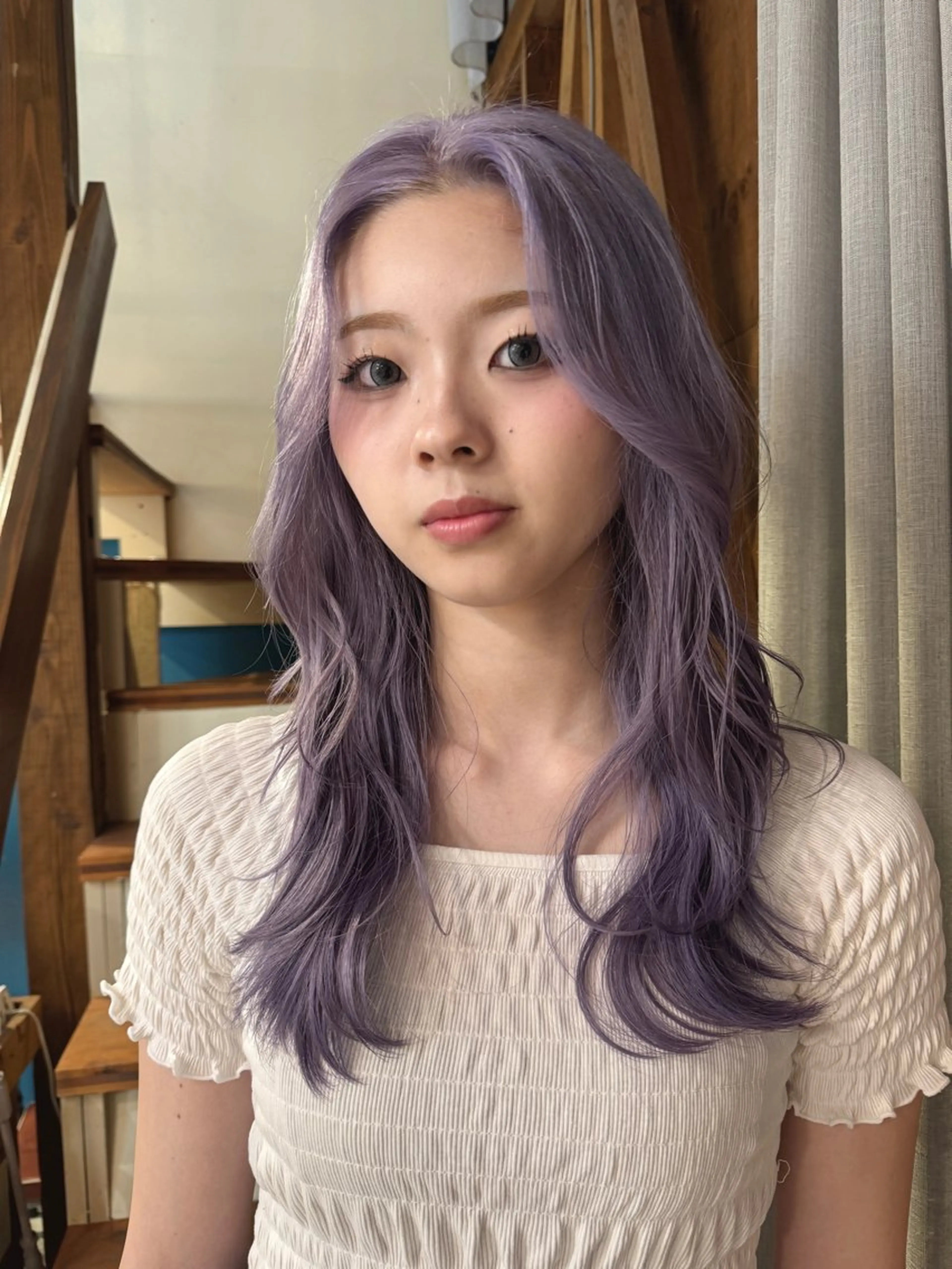 ロング カラー ヘアカラー 透明感カラー/ハイト ーン/メイク/umiのヘアスタイル