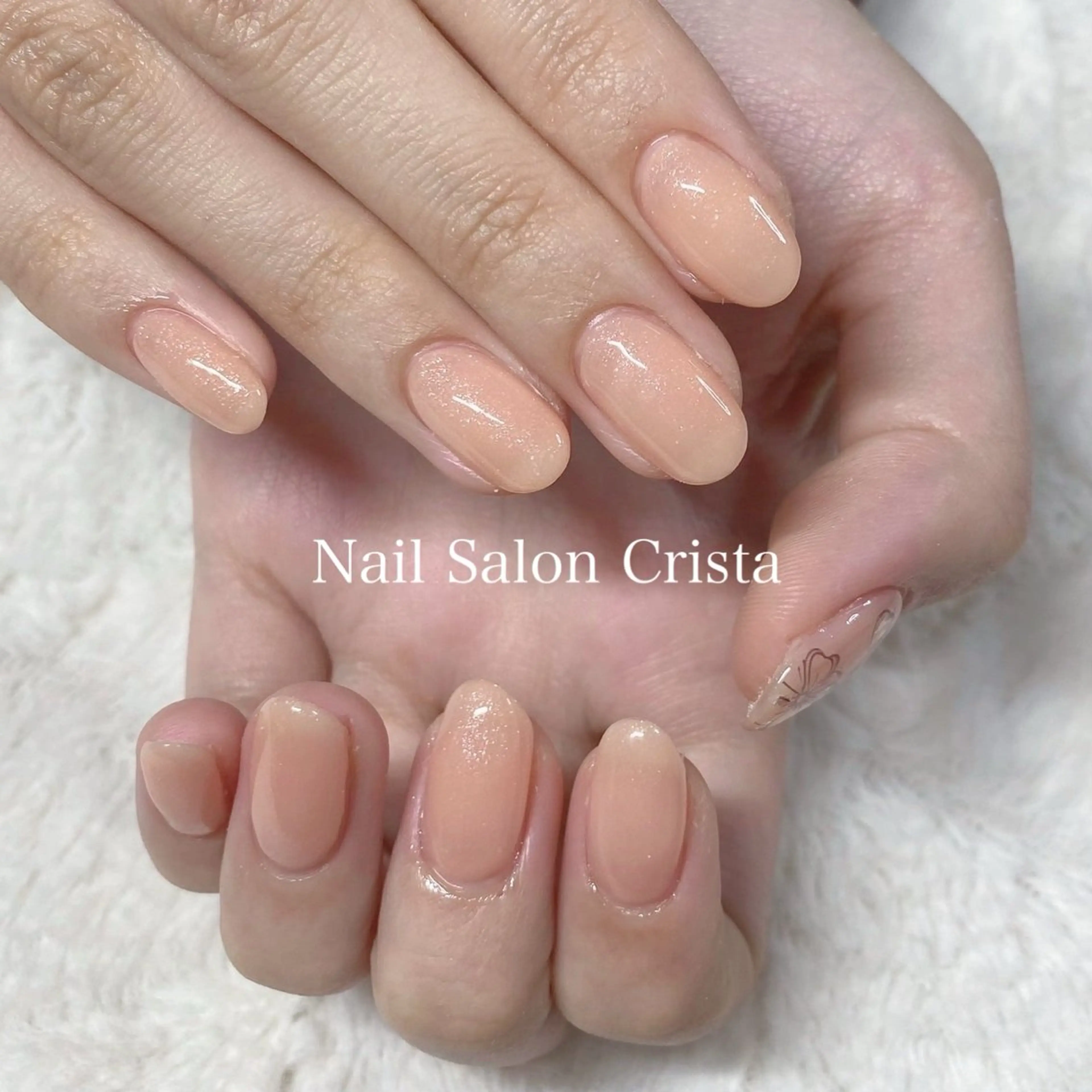 ネイル ジェルネイル ラメ(グリッター) パラジェル ハンドネイル NAILSALON CRISTA所属・🤍CRISTA yui🤍のネイルデザイン