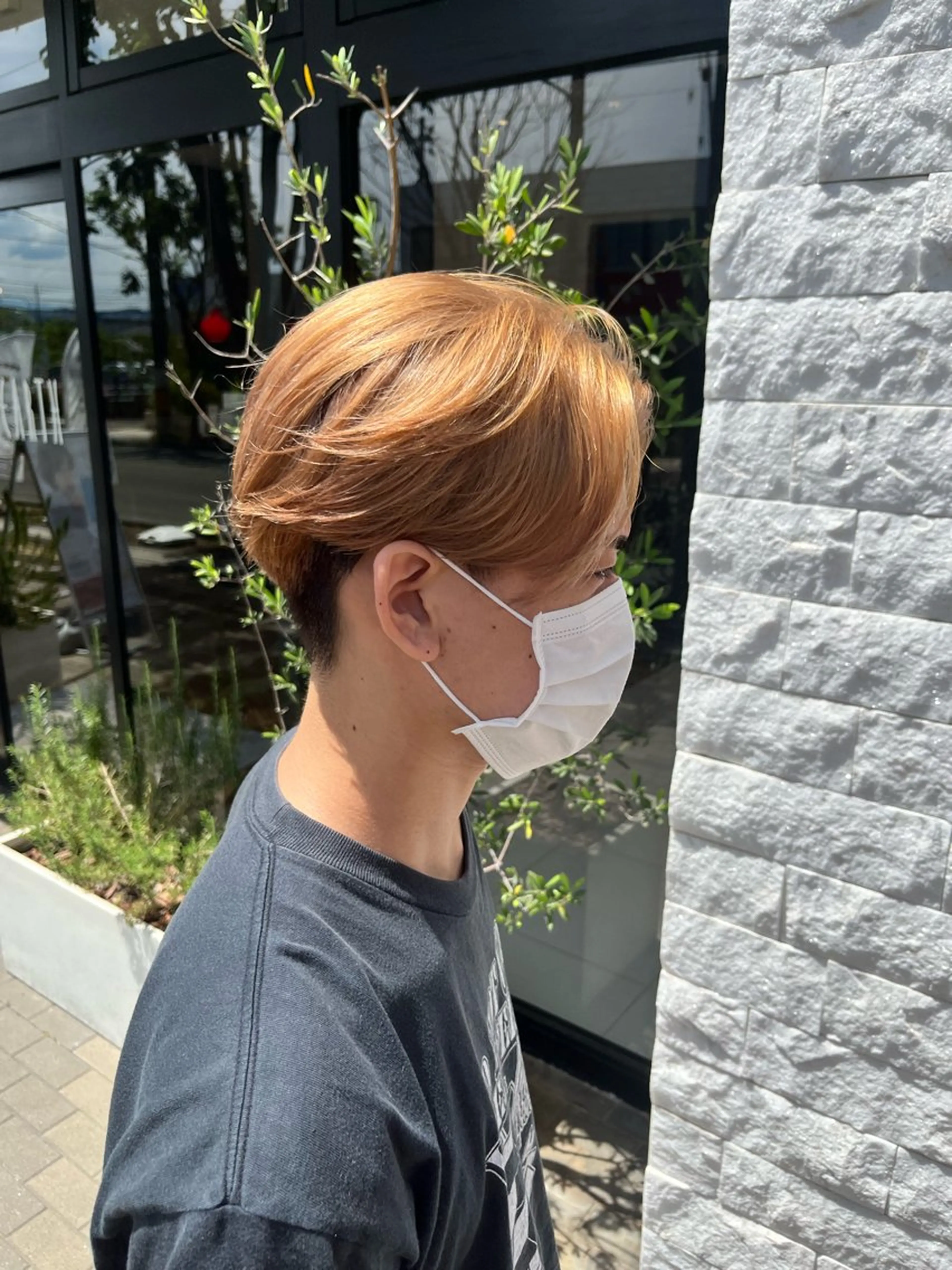 カラー ブリーチ/暖色カラー 宮城陽日のヘアスタイル