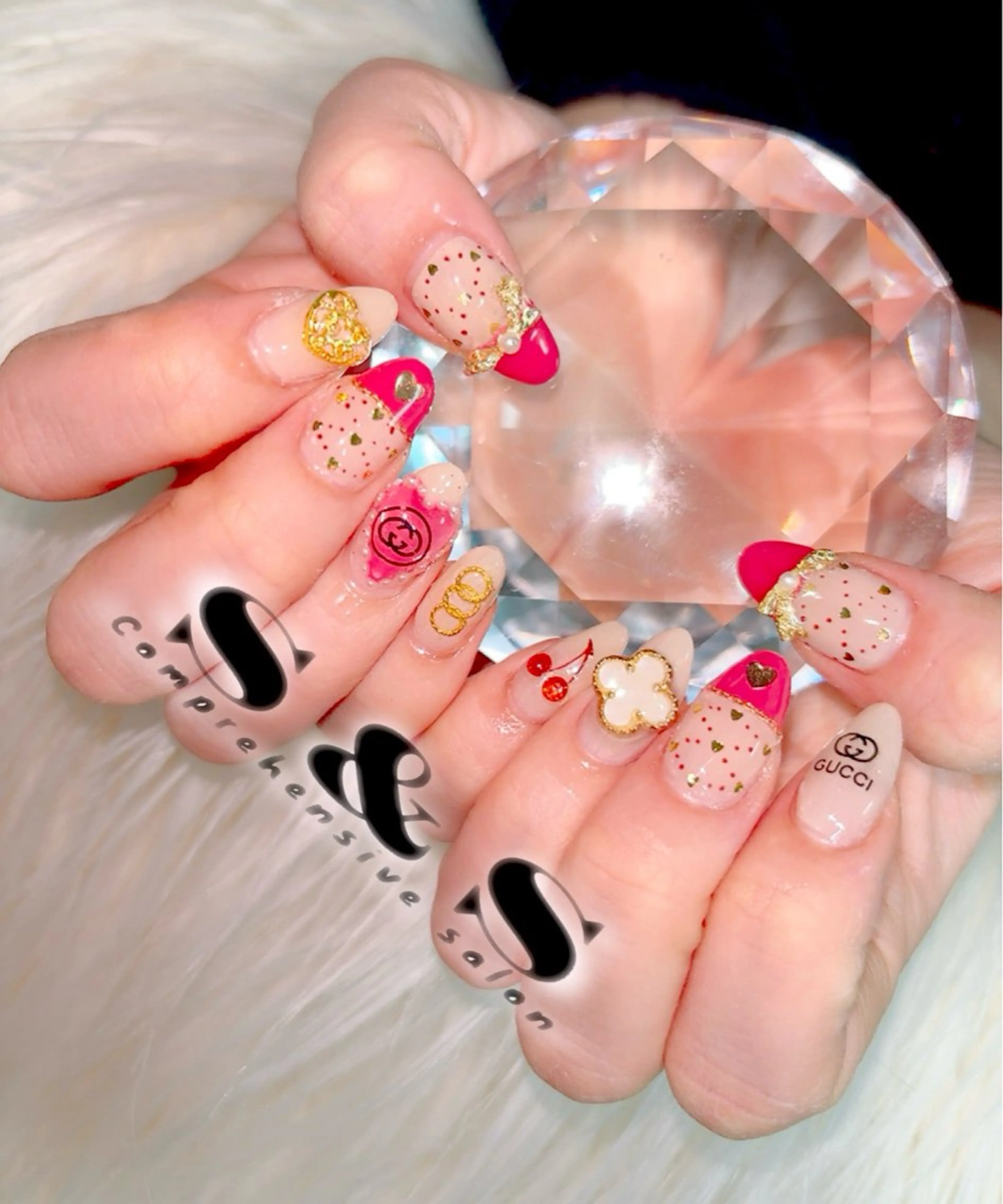 ネイル 長さ出し メンズネイル 持ち込み ワンホンネイル S&S 村田小百合のネイルデザイン