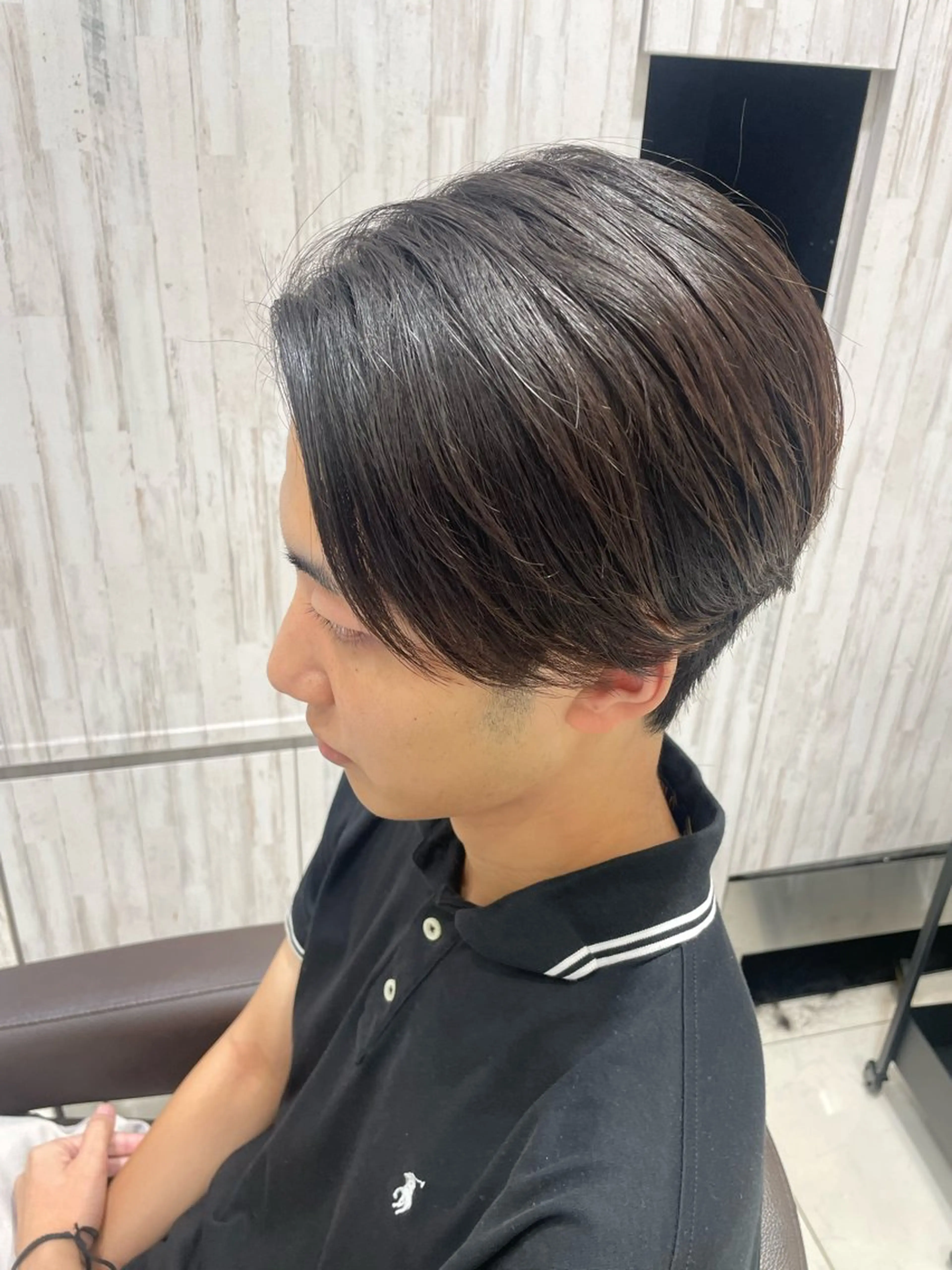 パーマ メンズ 縮毛矯正 EARTH 山﨑龍馬のヘアスタイル