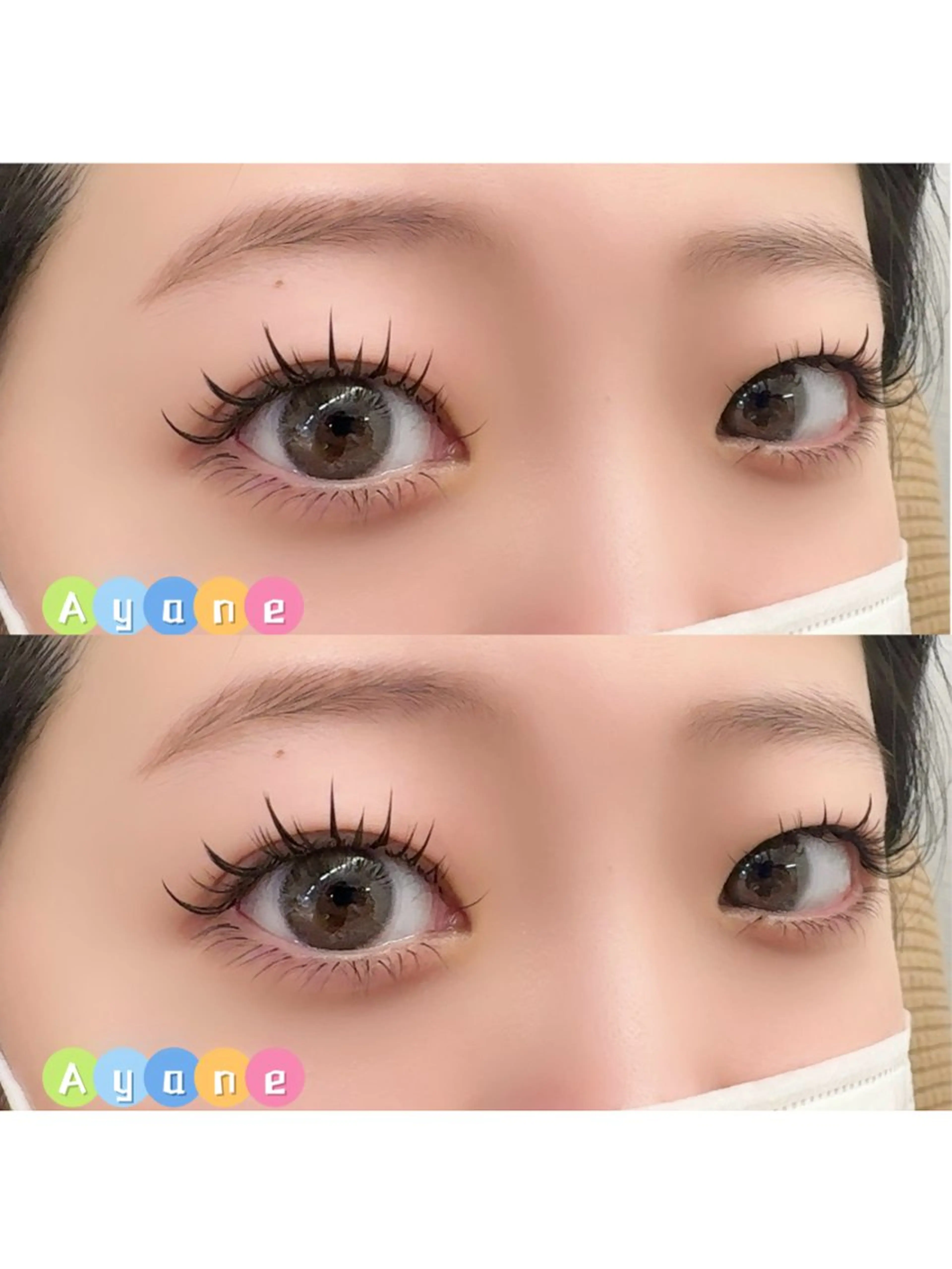 マツエク・マツパ 付け放題 バインドロック 束感まつ毛 フラットラッシュ 韓国風マツエク ACIEL EYELASH SALON所属・あ やねのマツエク・マツパデザイン