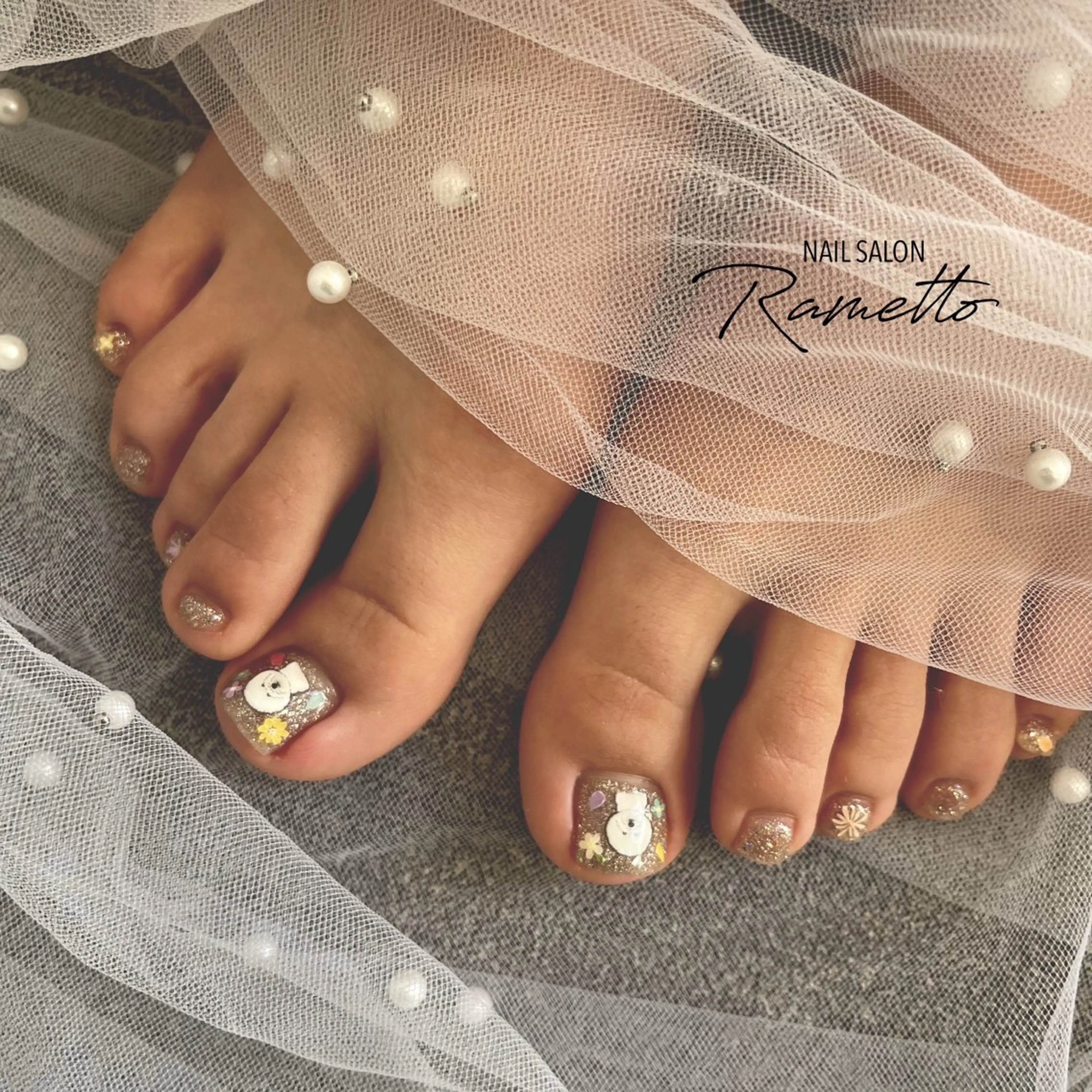 ネイル フットネイル NAILSALON Ramettoのネイルデザイン