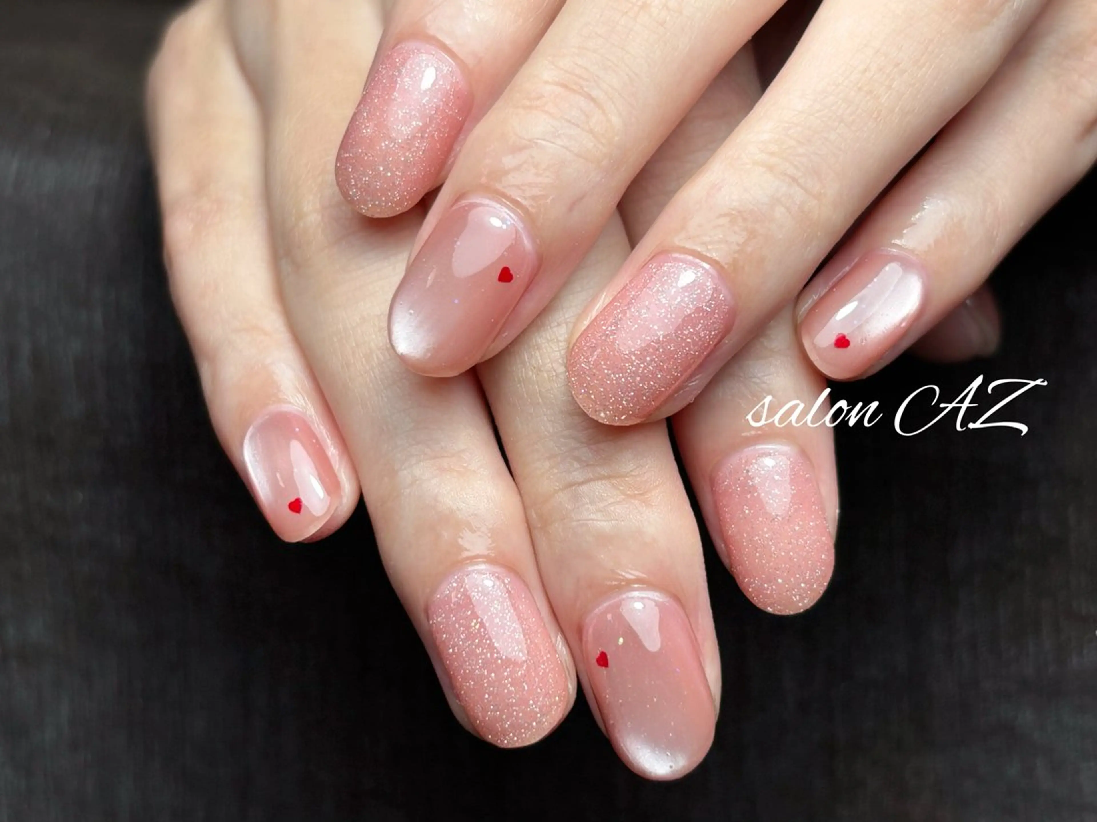 ネイル アートネイル 長さ出し フットネイル フレンチネイル ジェルネイル ハンドネイル salon AZのネイルデザイン