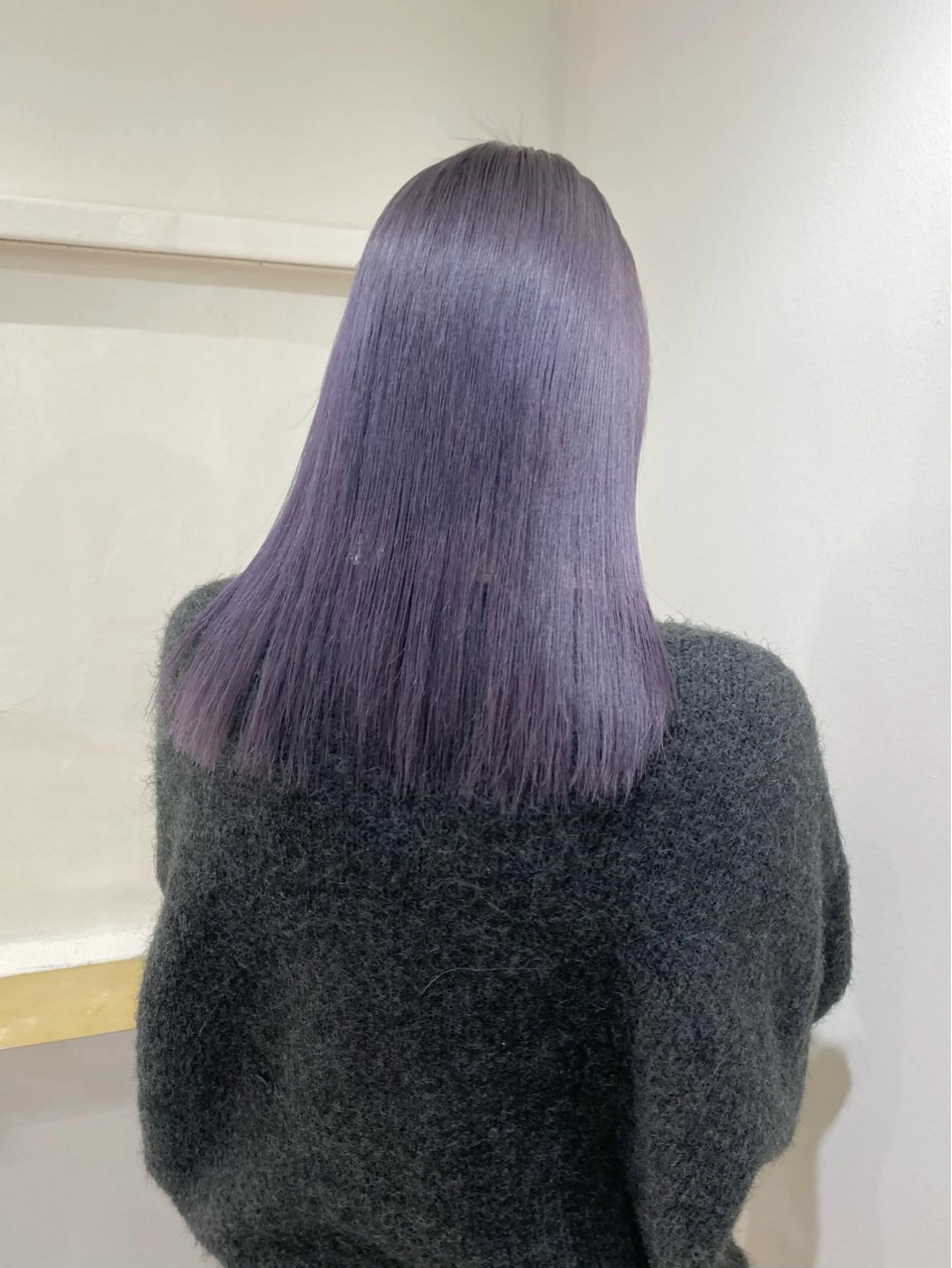 💙【ダブルカラー】💙【ラベンダーカラー・ケアブリーチ＋イルミナカラー＋7種トリートメント】付き！の写真