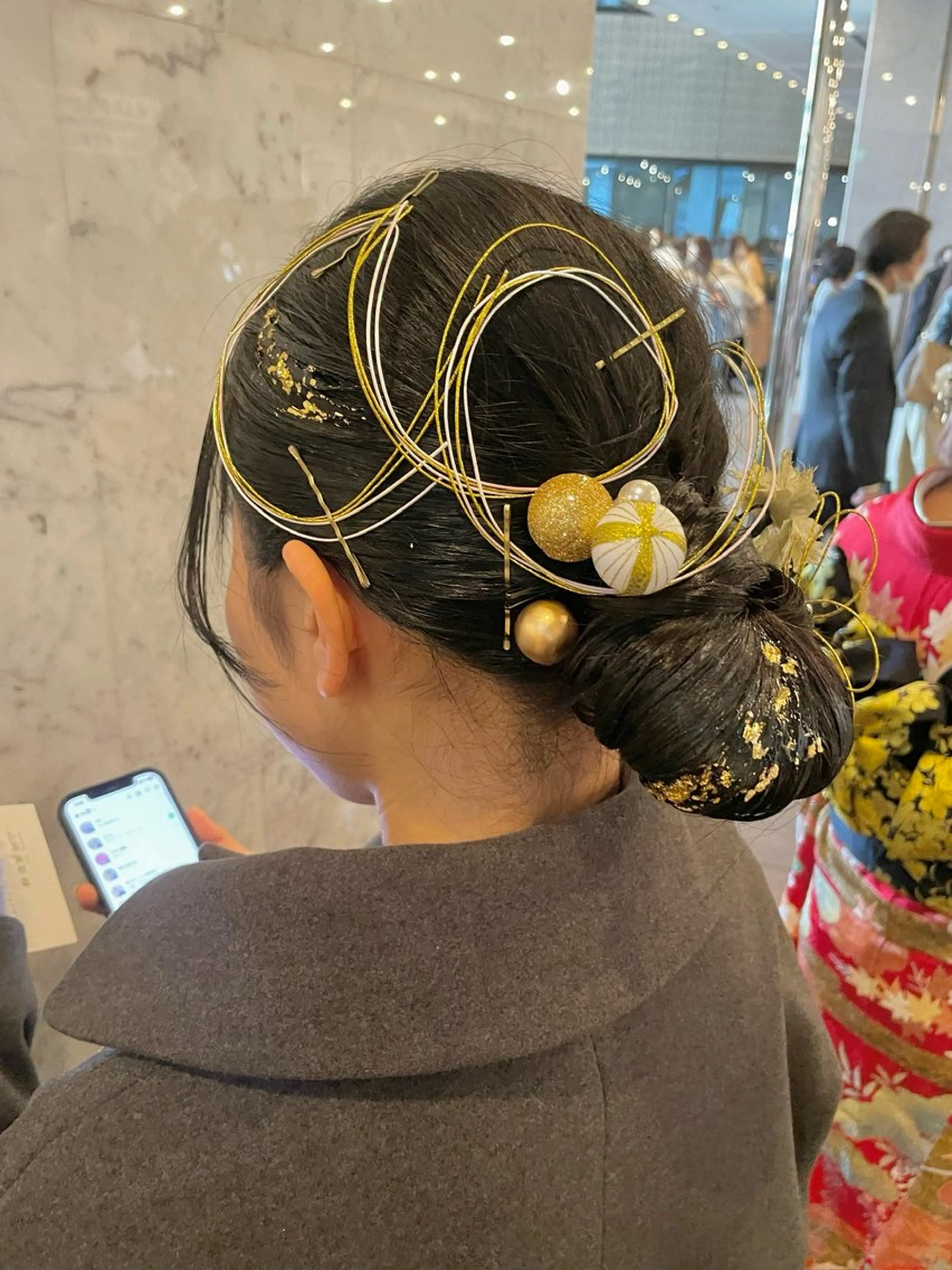 ヘアセット 山内 愛可のヘアスタイル