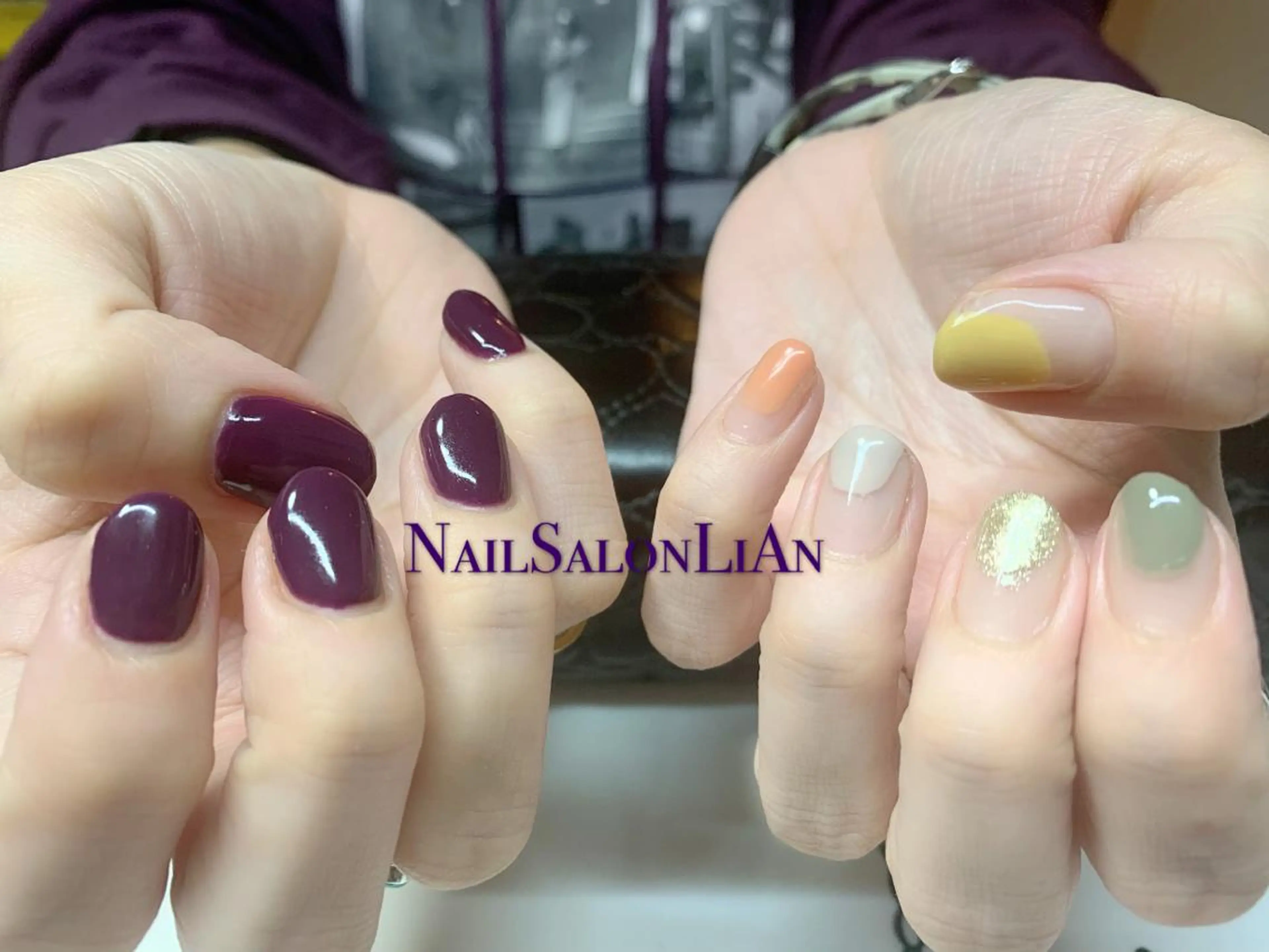 ネイル 持ち込み ハンドネイル NailSalon LiAnのネイルデザイン