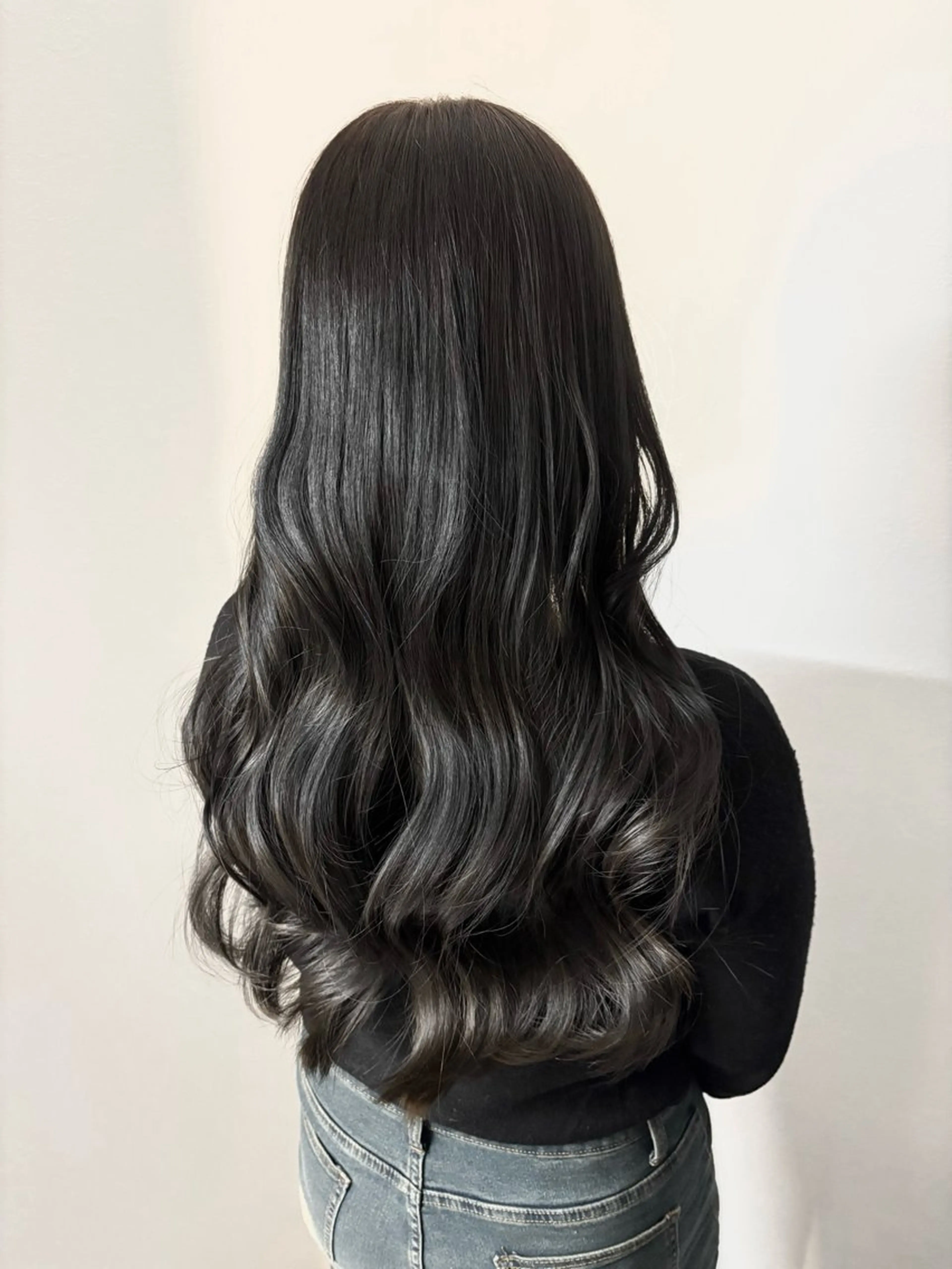 ロング カラー グレージュ トリートメント ヘアカラー VEYY.nagoya所属・みゅう／韓国：網紅： トレンドヘアのヘアスタイル