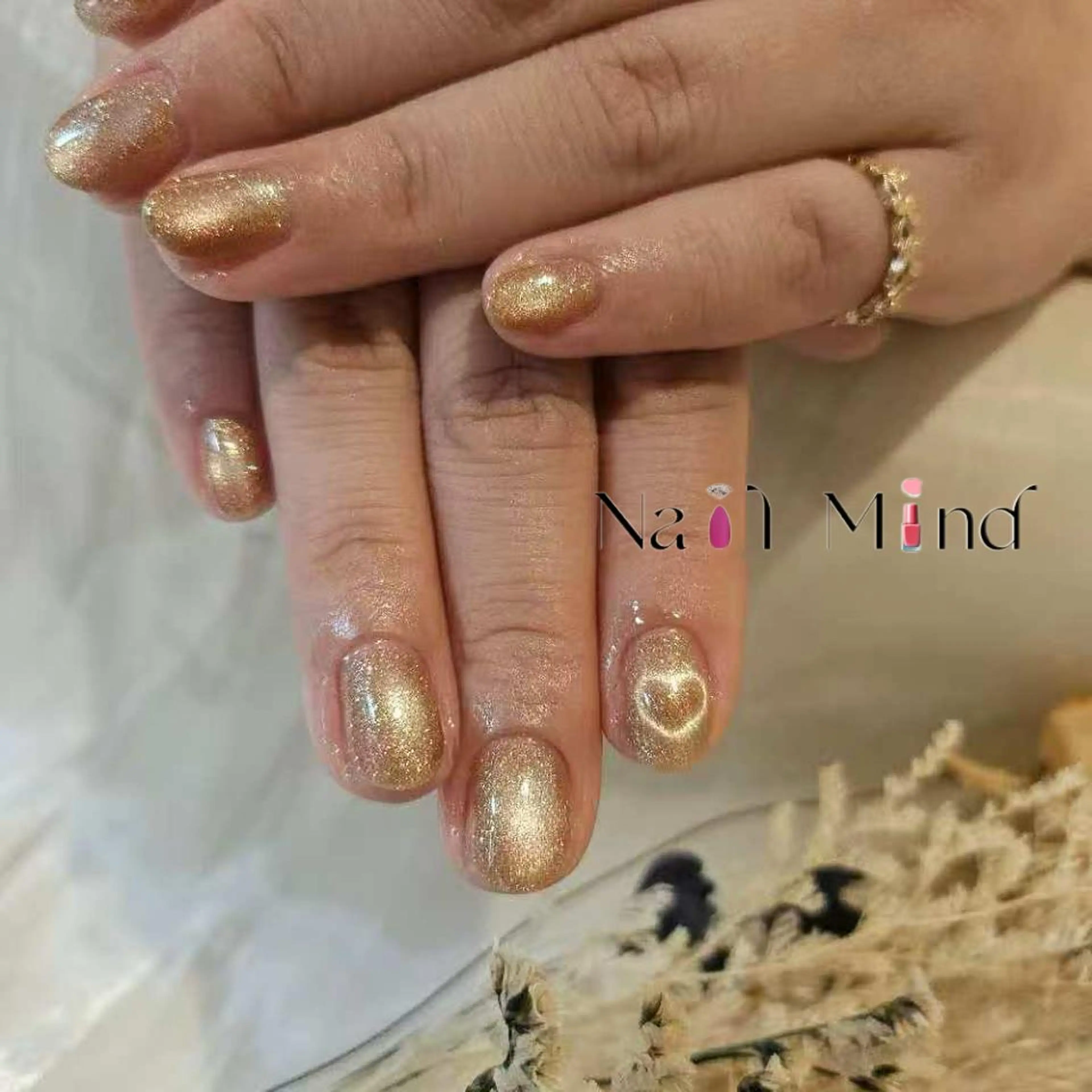 ネイル ハート マグネットネイル NailMind YoYoのネイルデザイン