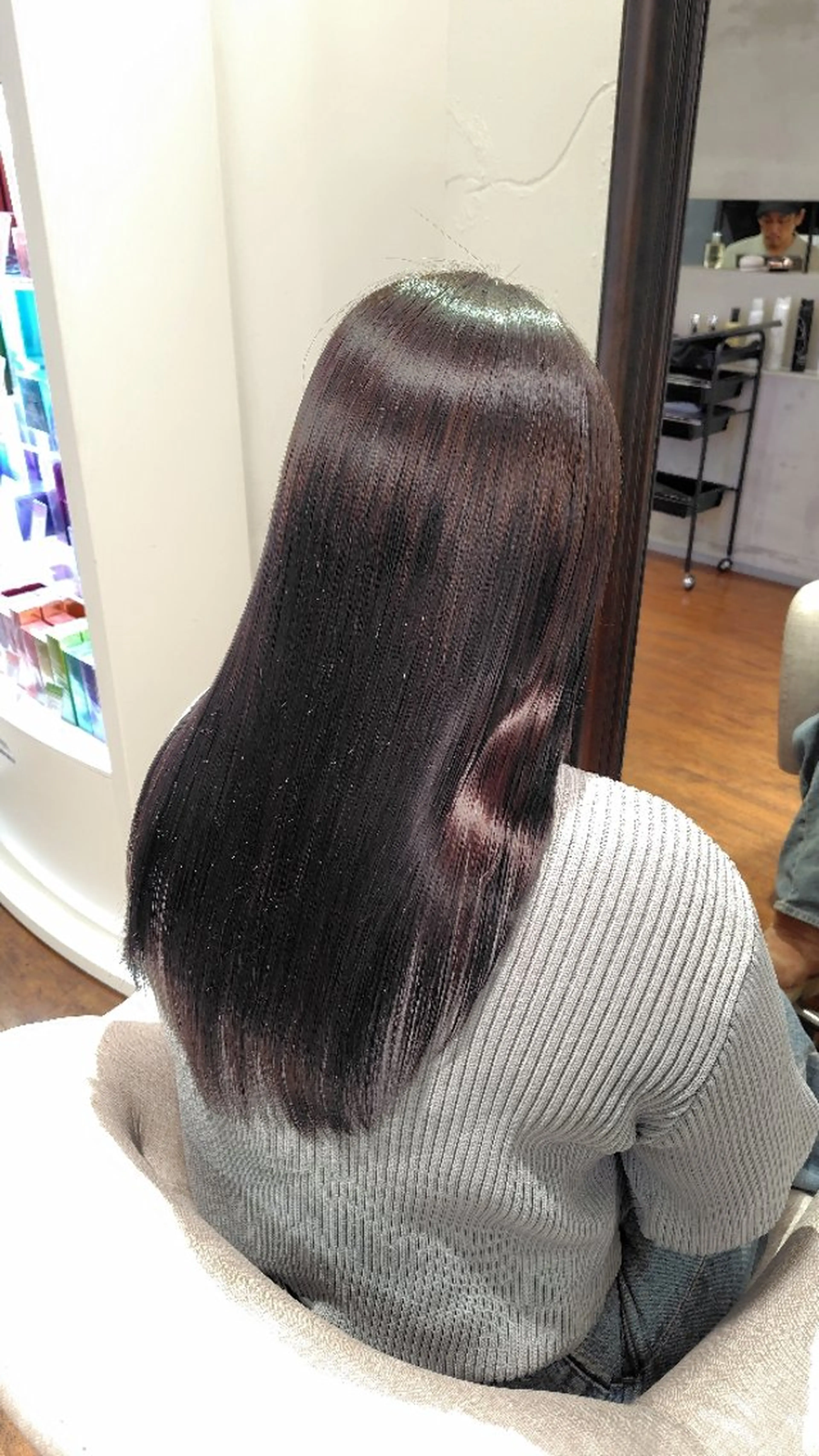 ロング ヘアカラー 小河 恵子のヘアスタイル