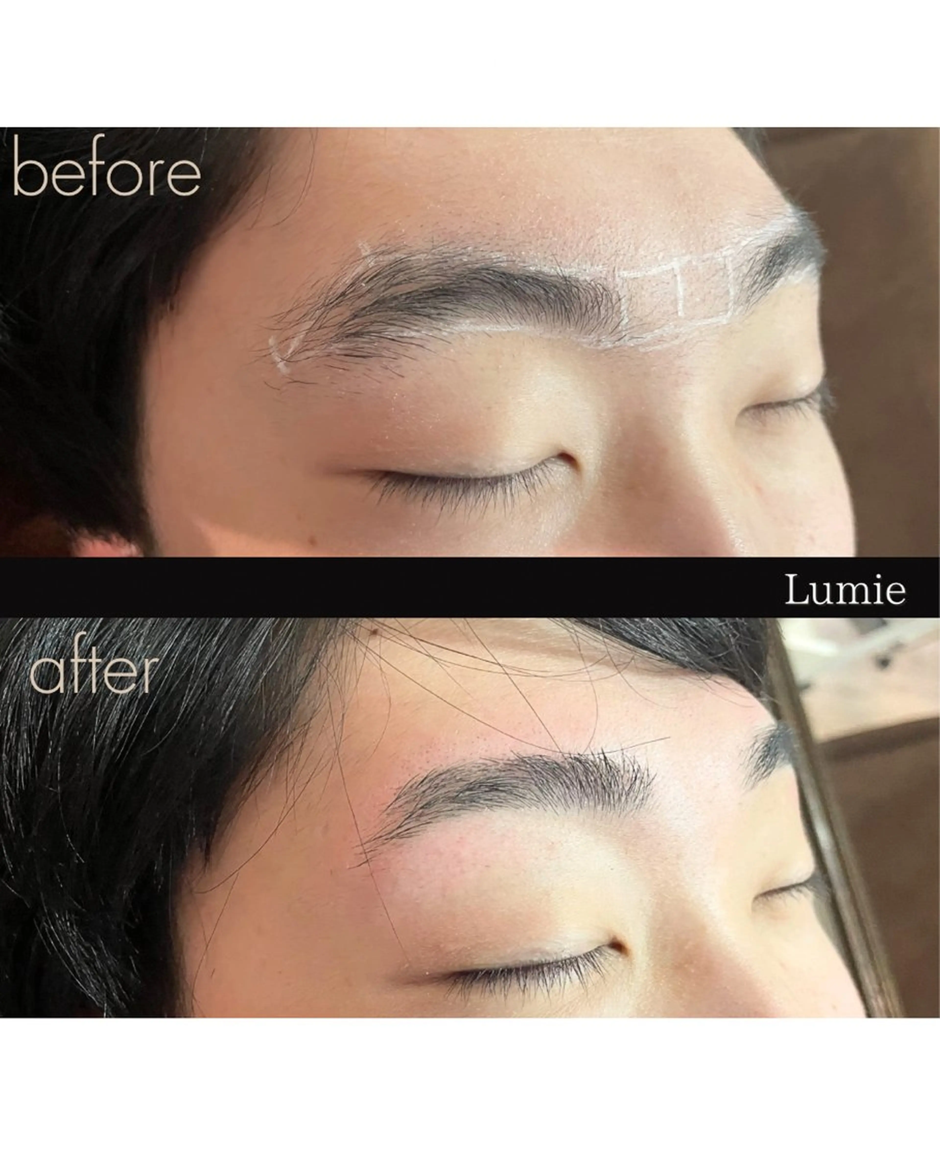 【メンズモデル価格】眉毛WAXスタイリングの写真