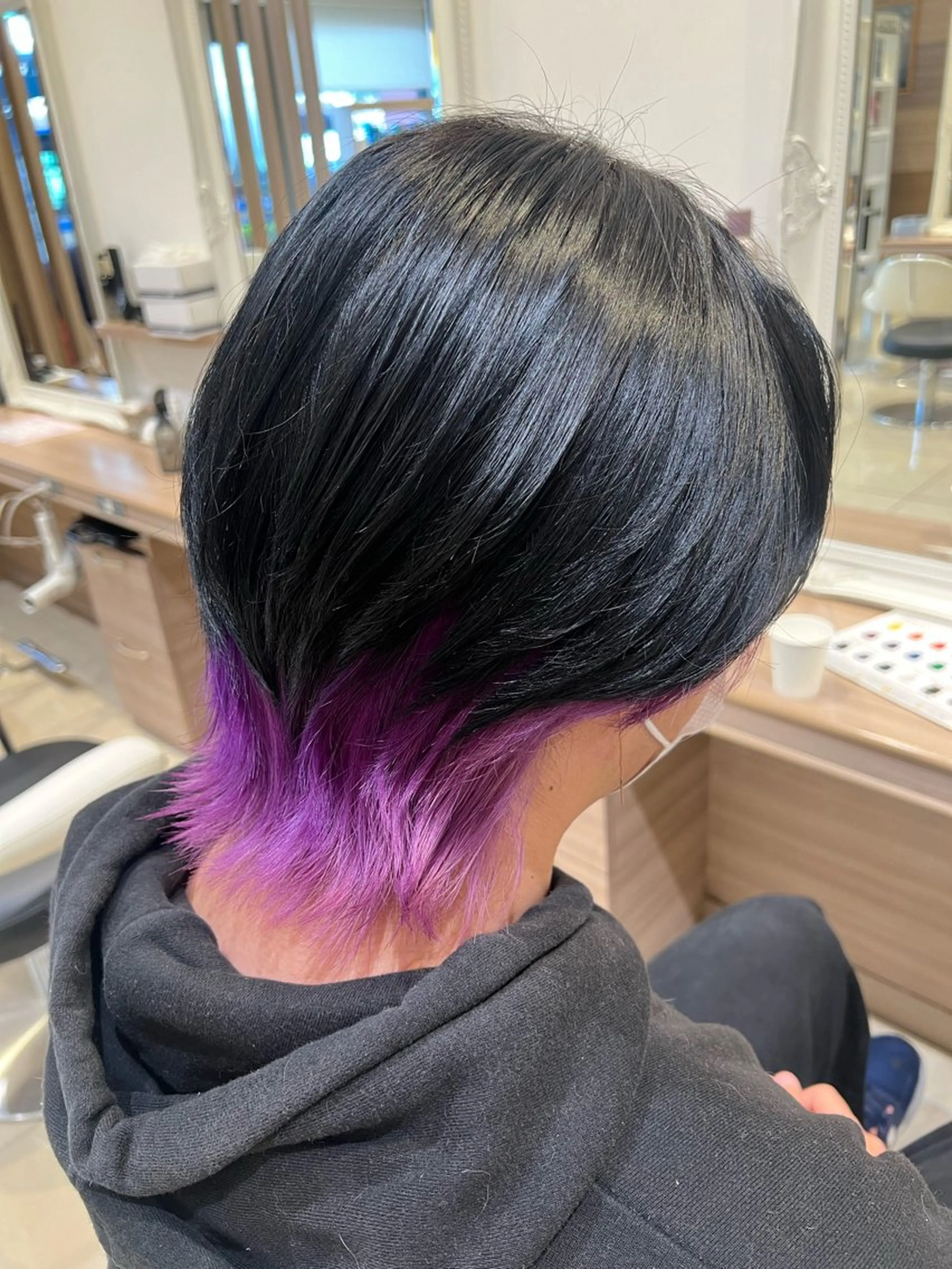 カラー メンズ メンズブリーチ 黒髪 ブリーチ カット ヘアカラー 横浜/韓国風/ヘアメ /ユイナ🎀のヘアスタイル