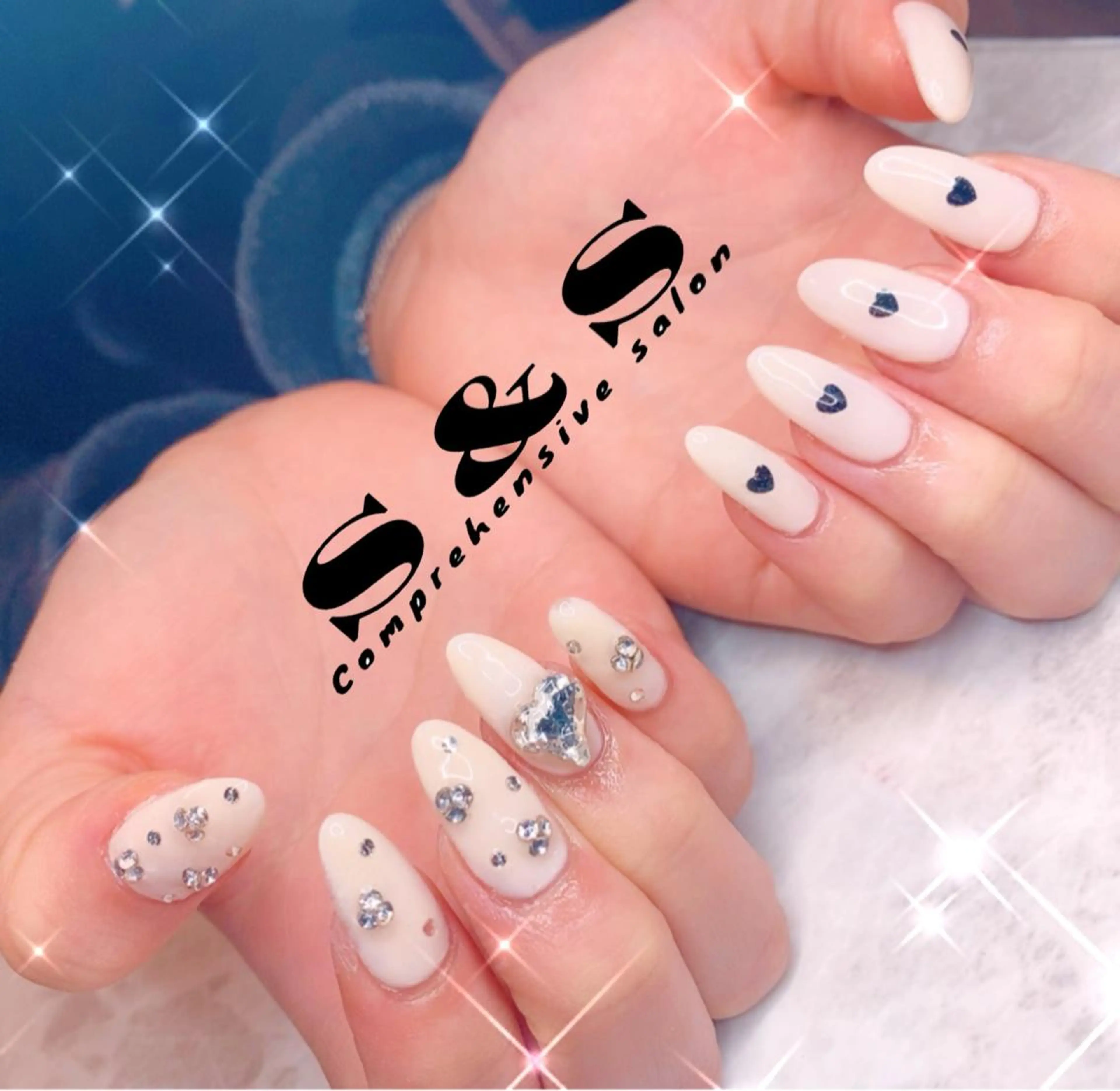 ネイル アートネイル 長さ出し メンズネイル 持ち込み スカルプネイル S&S 村田小百合のネイルデザイン