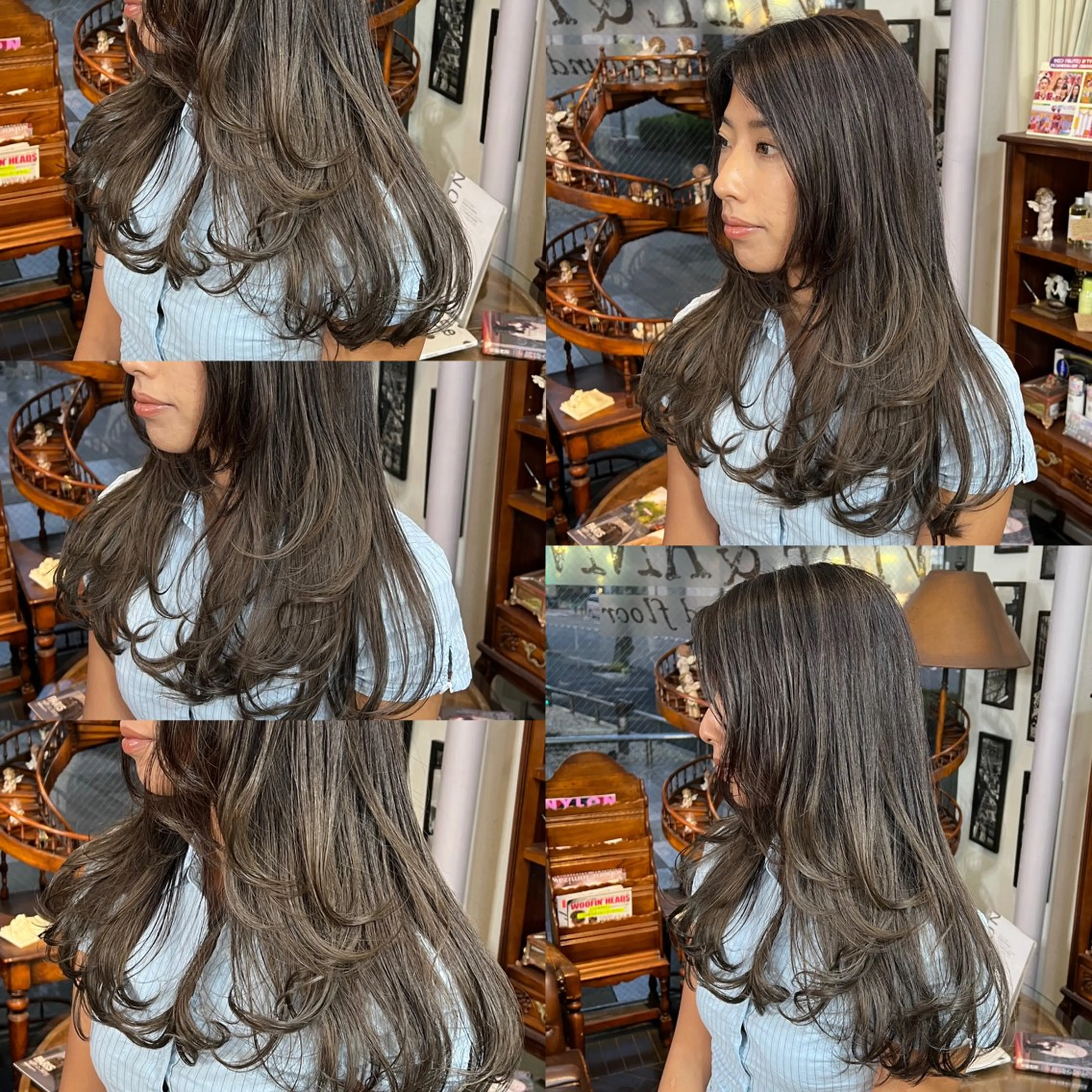 ロング カラー レイヤー/ボブ/ ミニボブ/AOIのヘアスタイル