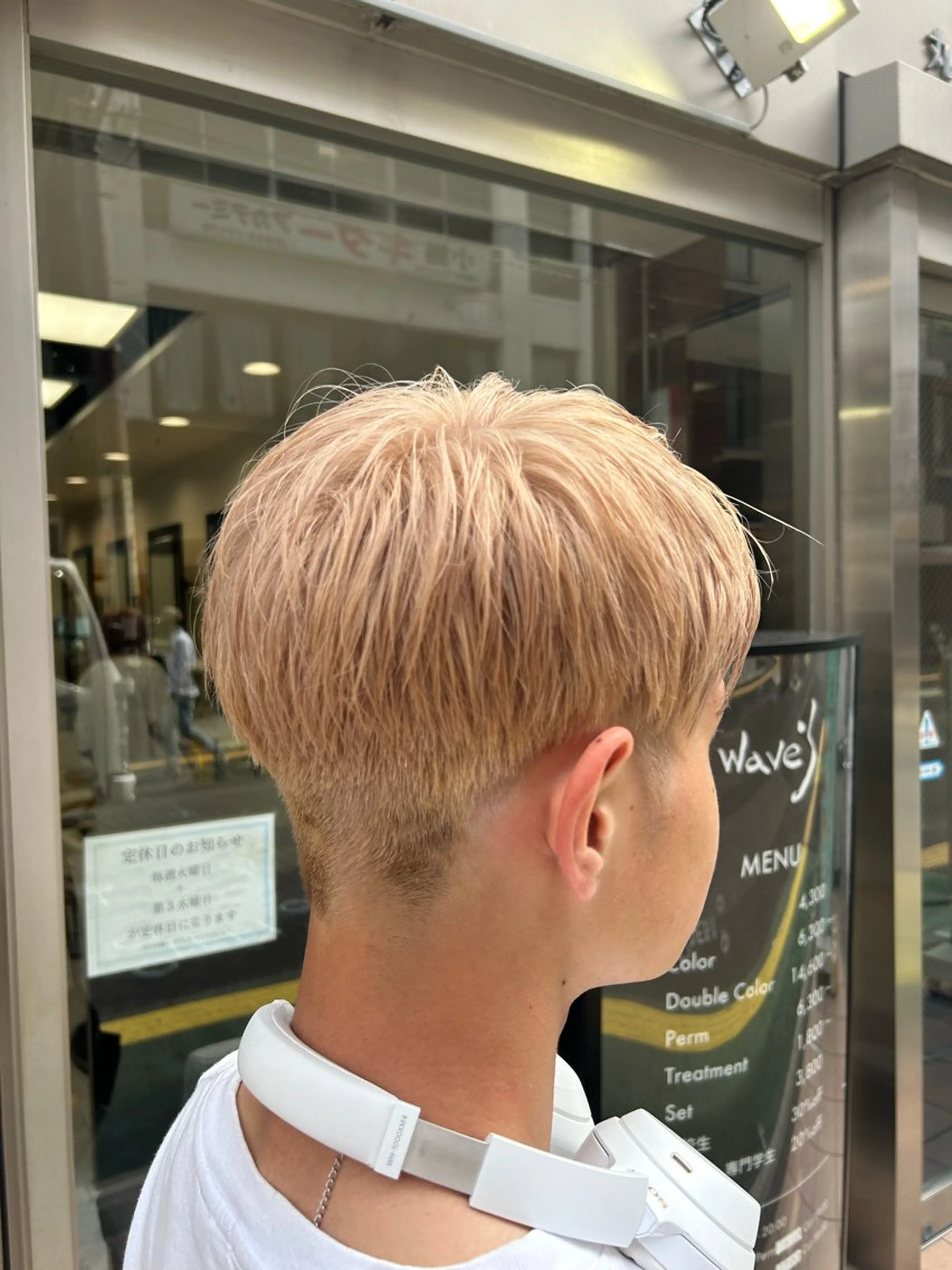 ショート メンズ メンズブリーチ りか/ 大宮のヘアスタイル