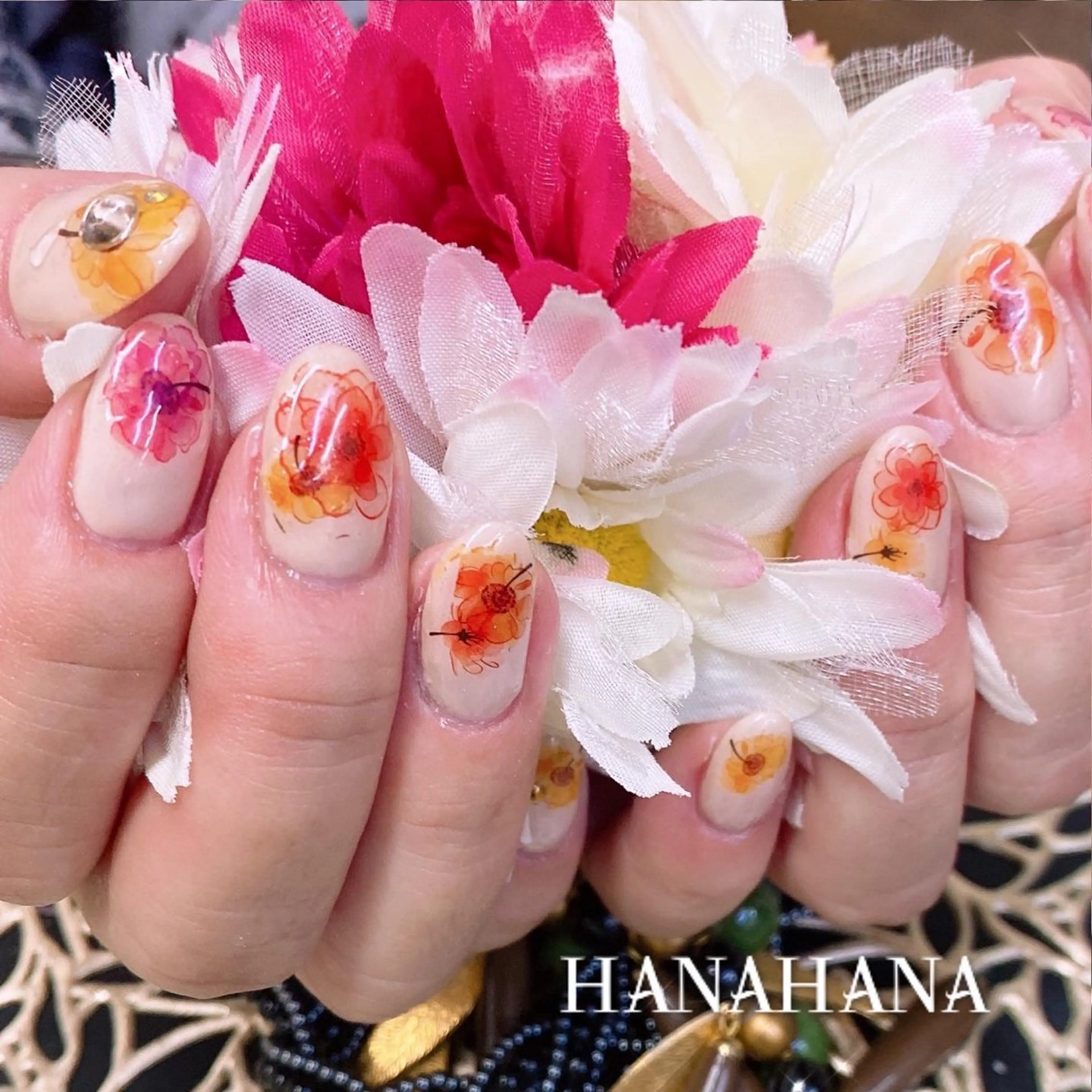 ネイル ジェルネイル HANAHANAのネイルデザイン