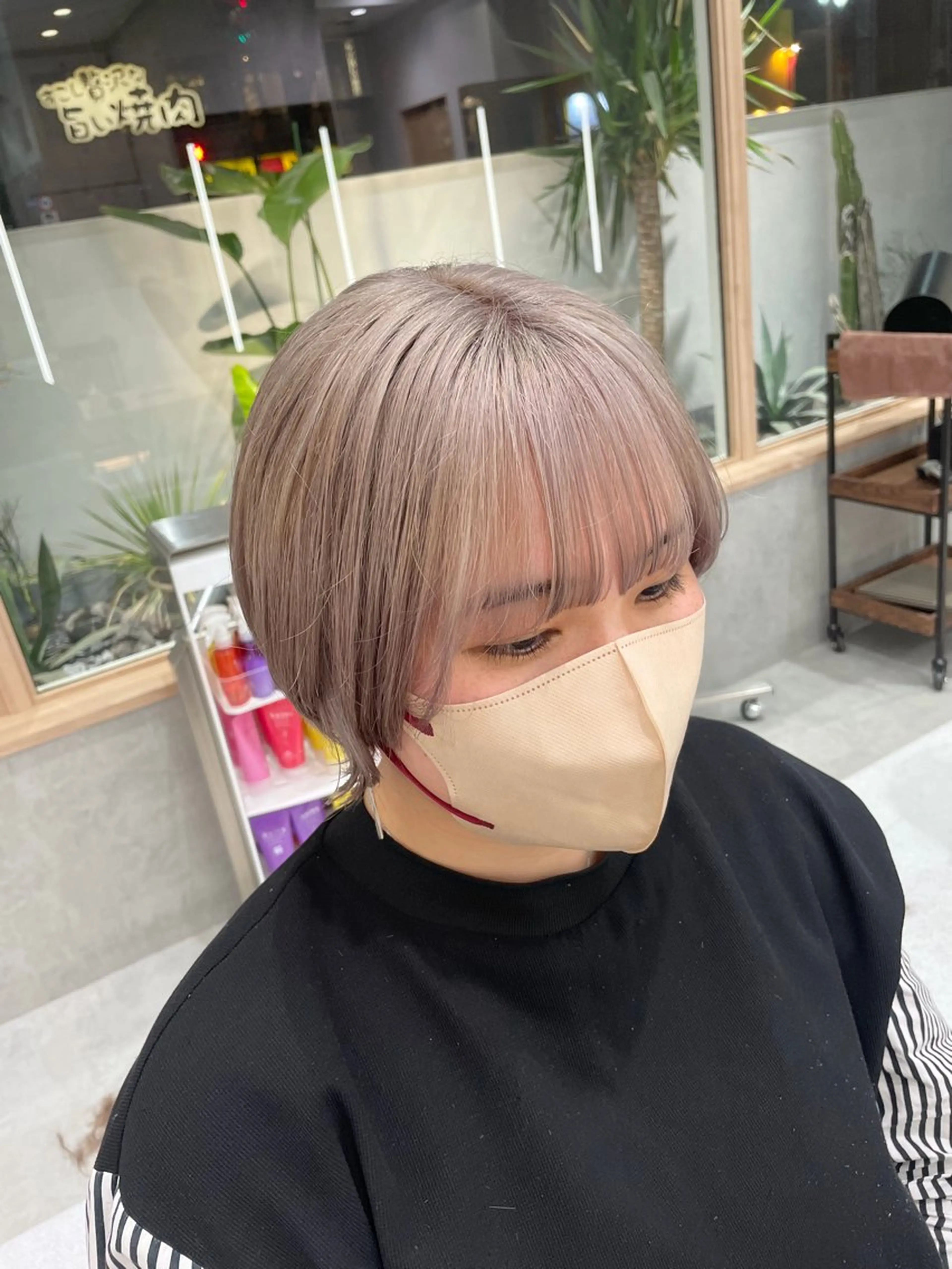 カラー ベージュカラー ホワイトベージュ カット ヘアカラー トリートメント 《ブリーチ/赤み消し /髪質改善》若松良樹のヘアスタイル