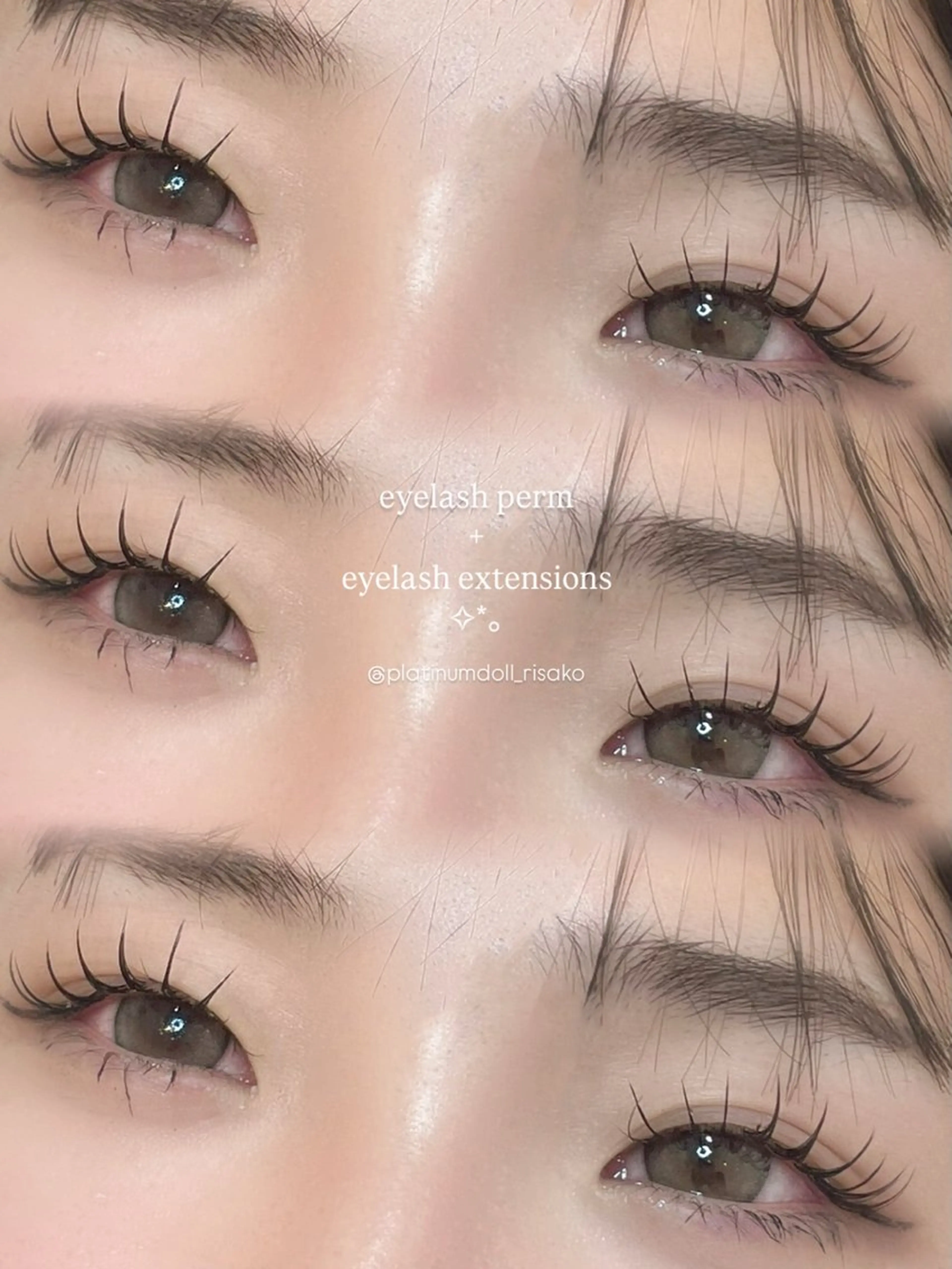 【minimo限定価格💞】パリエク100本オフ込（フラットラッシュ)+コーティング、アイシャンプー付き🫧の写真