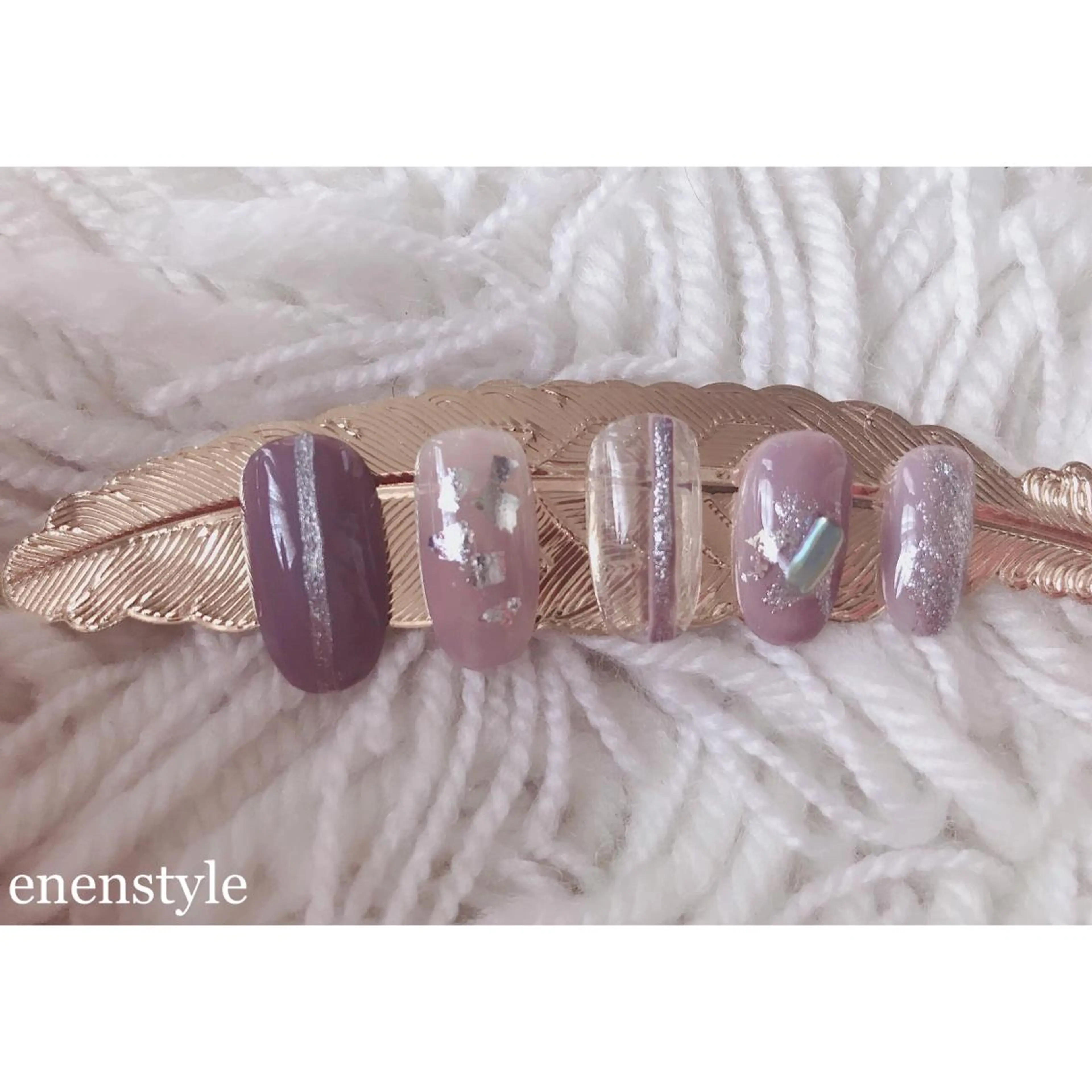 ショート ネイル ハンドネイル 👑enen style👑のネイルデザイン