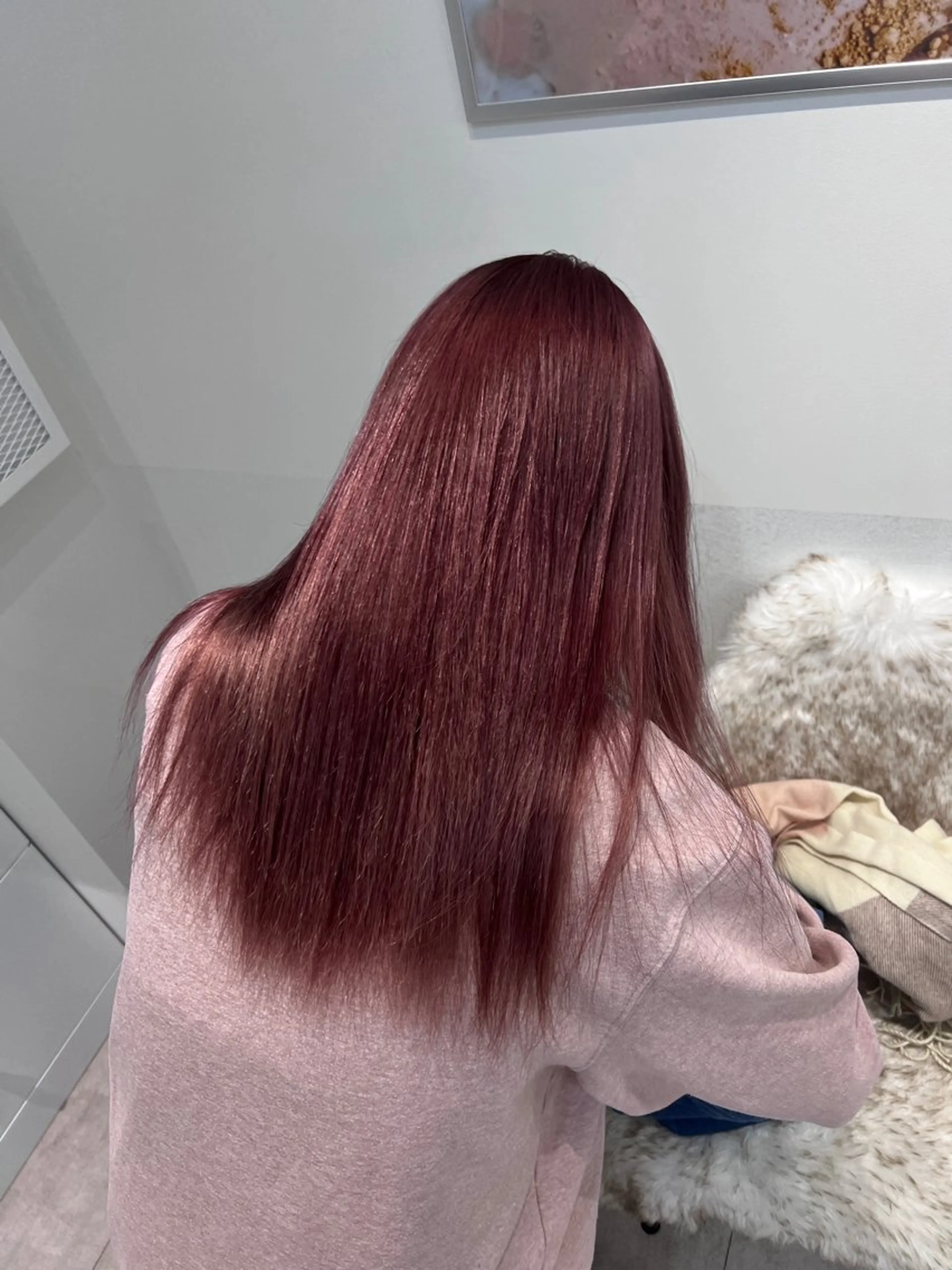 ロング ハイトーン ハイライ ト バレイヤージュのヘアスタイル