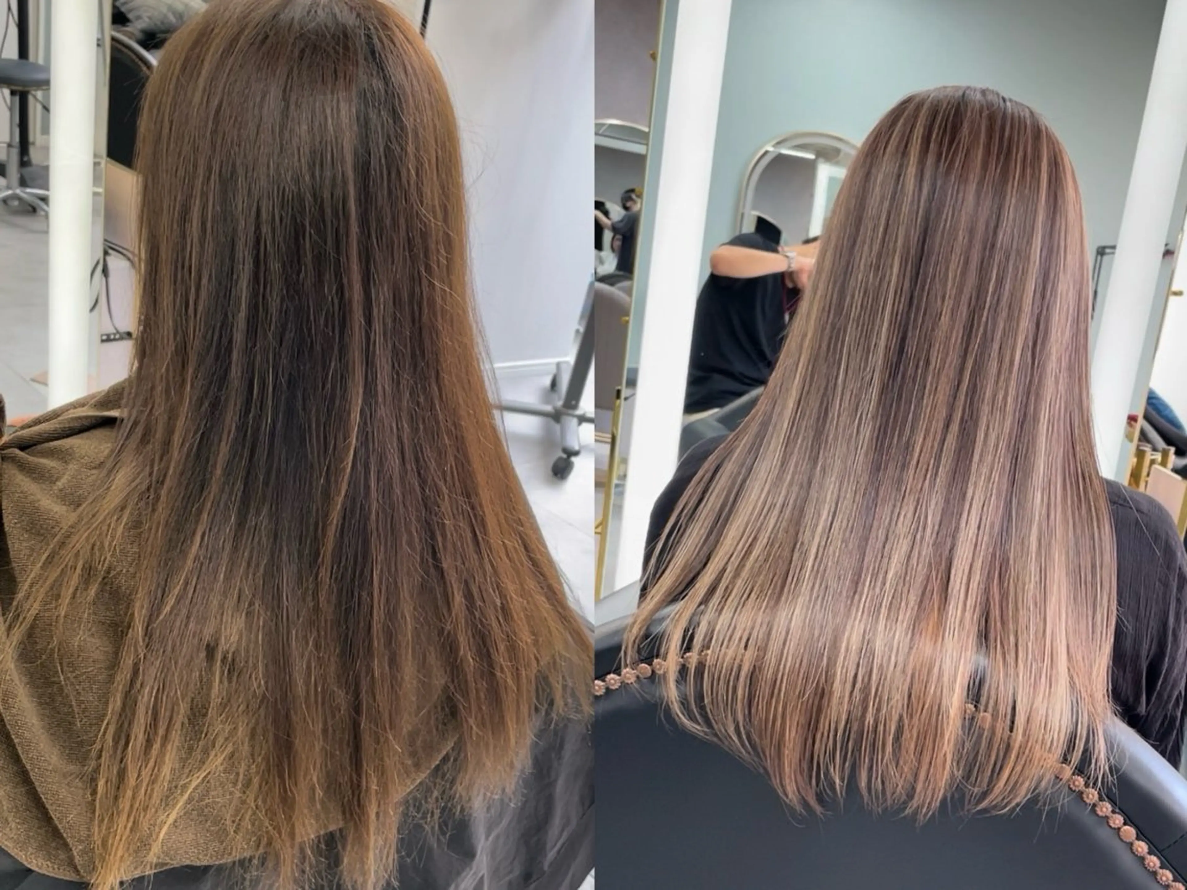 セミロング senjyu GINZA所属・バレイヤージュ/ハイ ライト/庄司鉄平のヘアスタイル