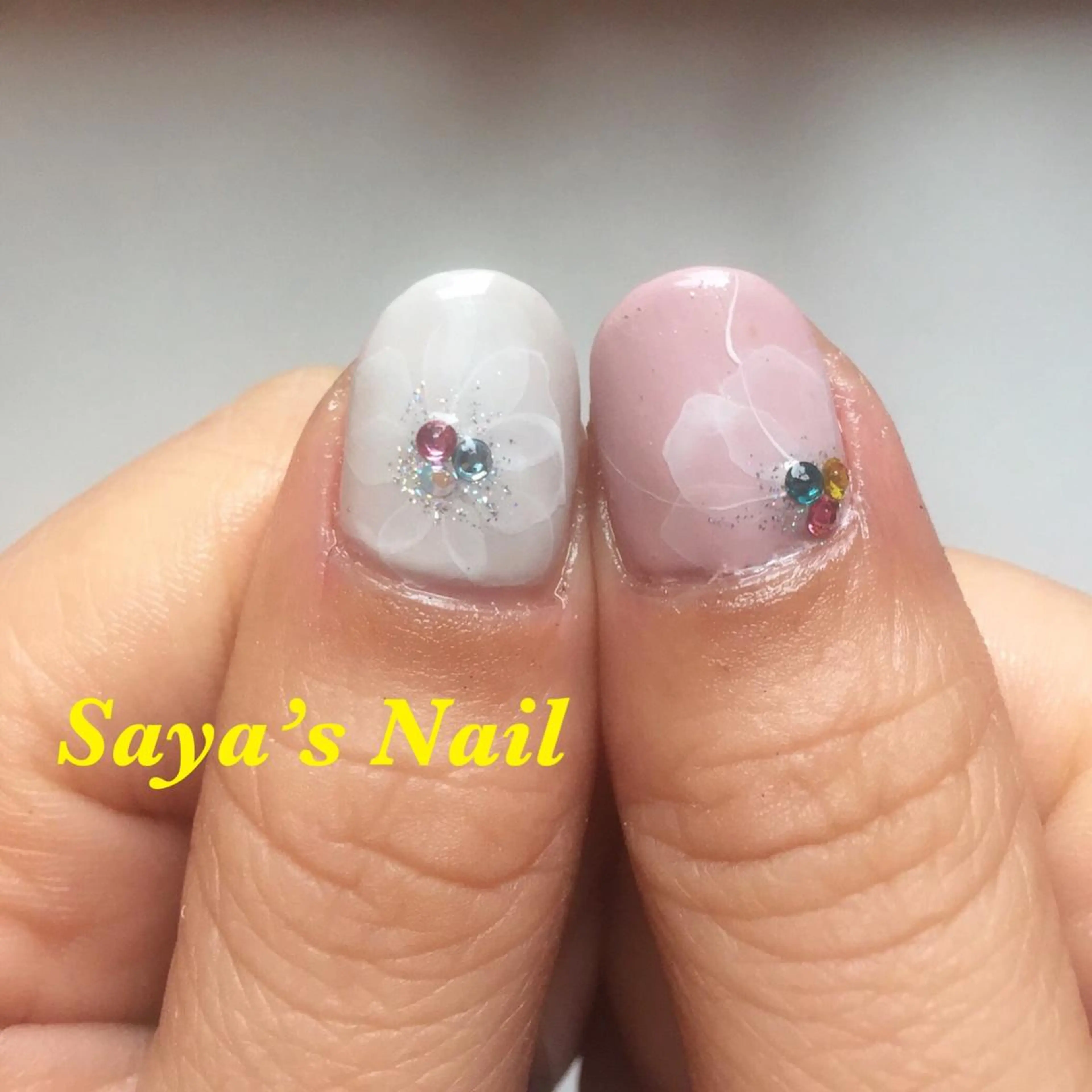 ネイル フラワーネイル SantéNail SAYAKAのネイルデザイン