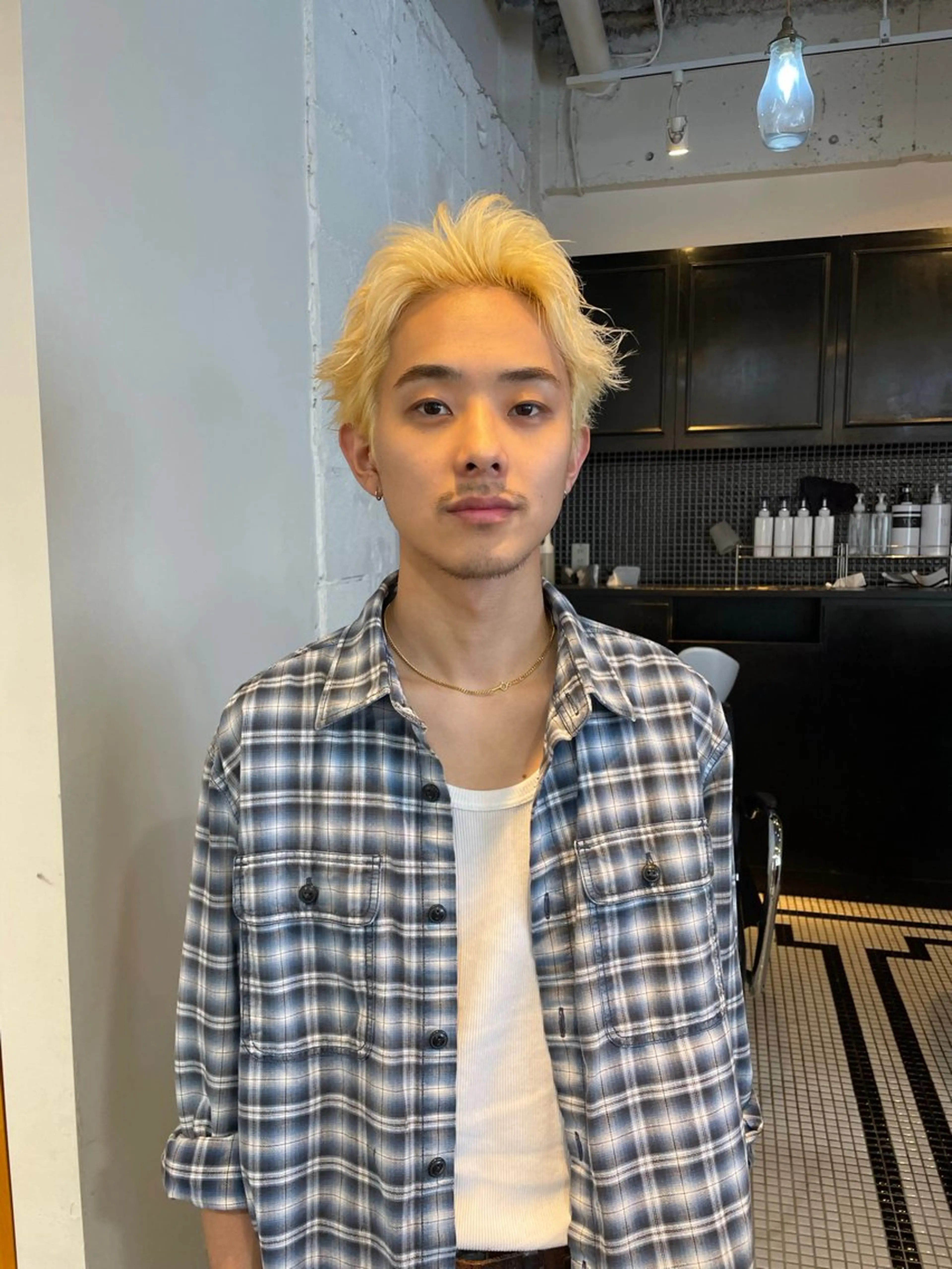 ショート カラー メンズ カット ヘアカラー トリートメント 本場韓国ヘア🇰🇷 レイヤー/RINのヘアスタイル