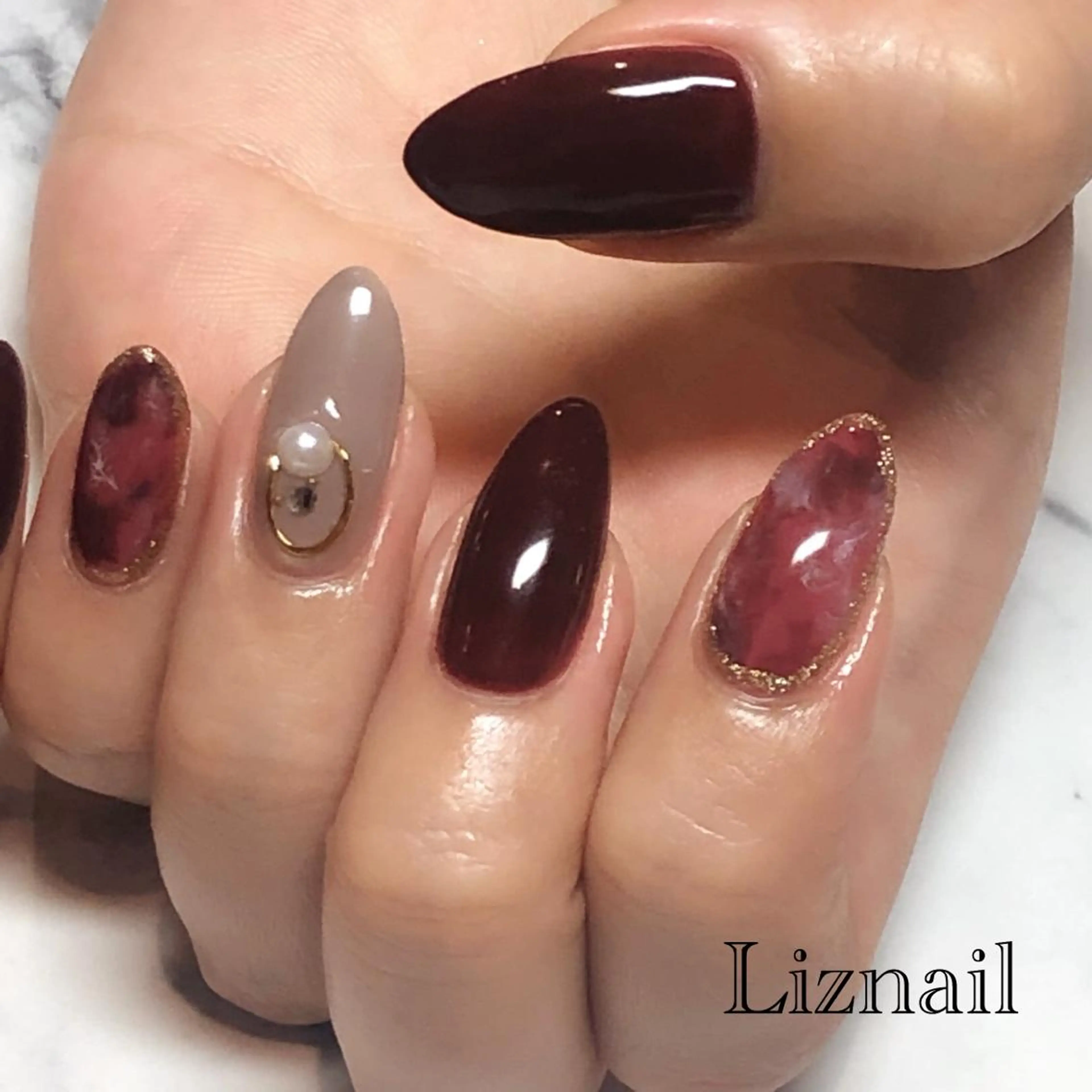 ネイル ハンドネイル Rawr / saoriのネイルデザイン