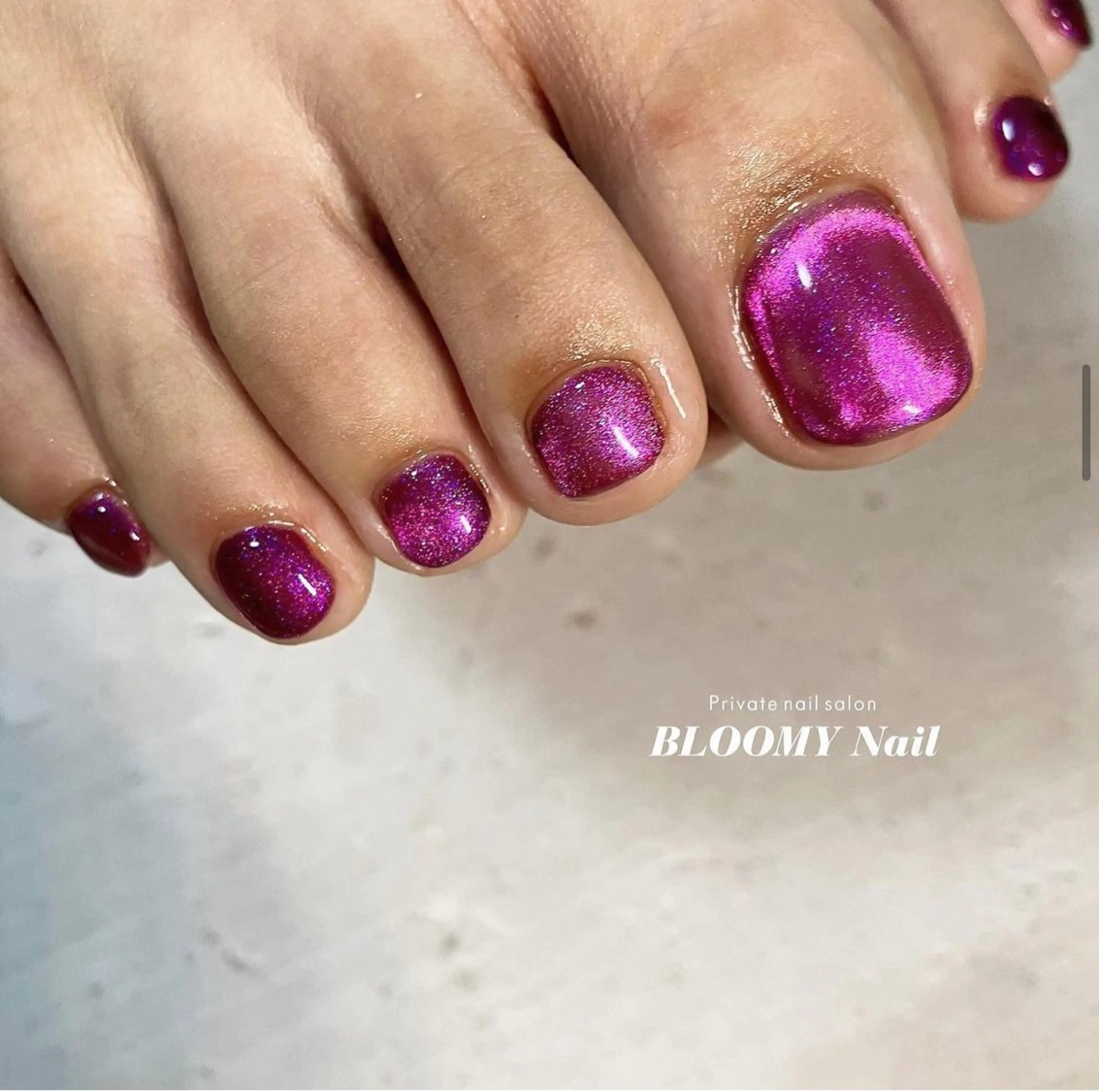 ネイル マグネットネイル BLOOMY nailのネイルデザイン
