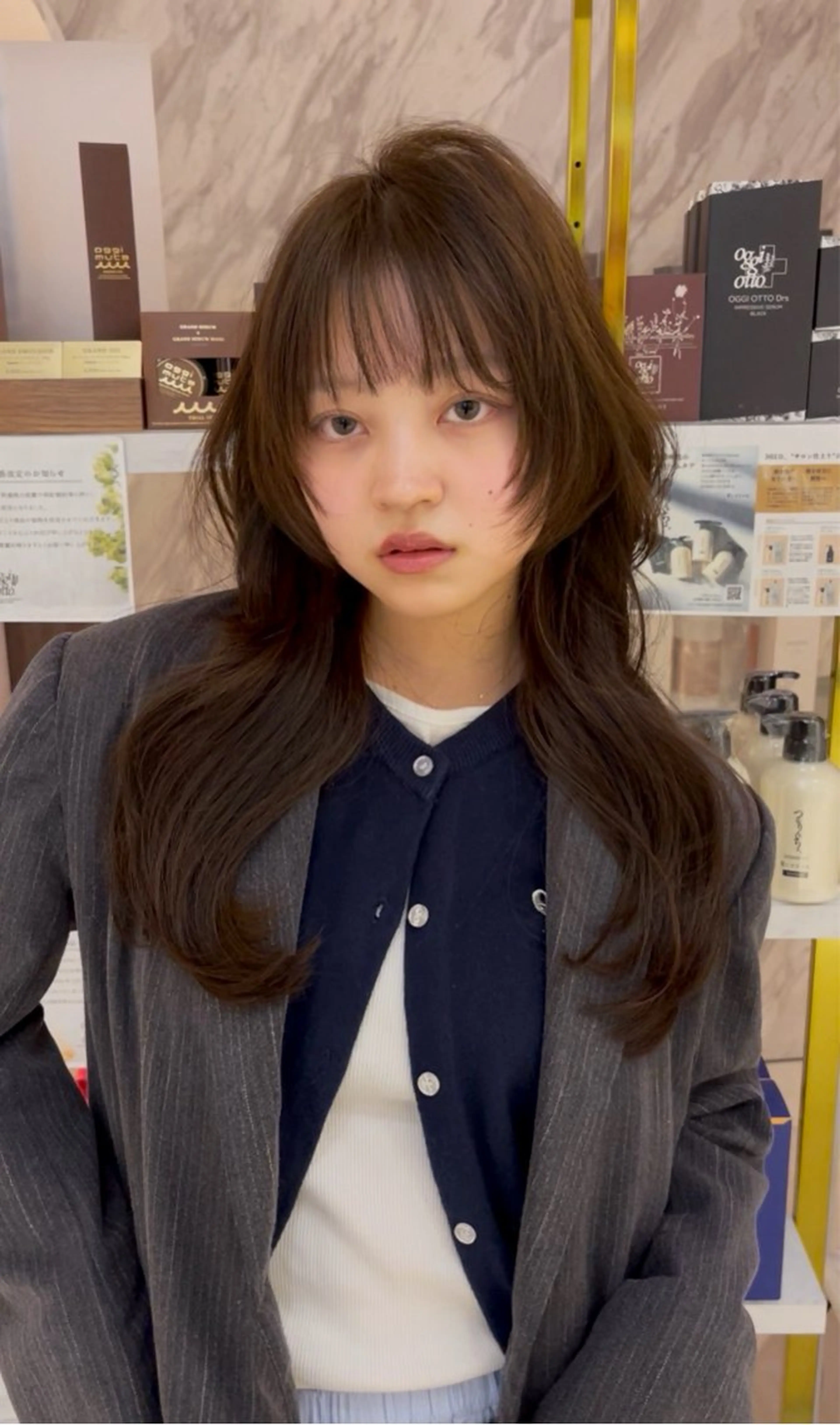 トレンドレイヤーカットの写真