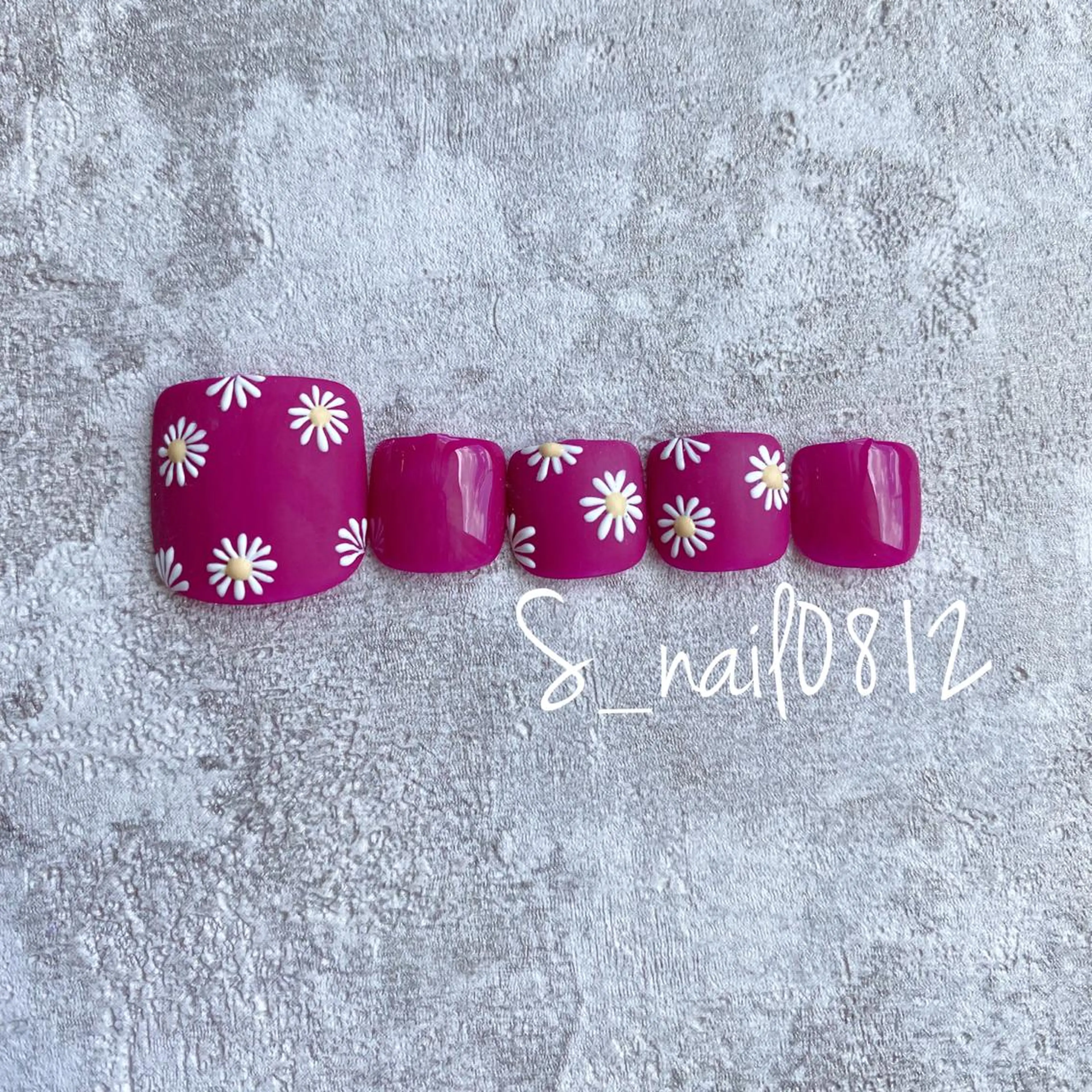 ネイル マットネイル 菅原 さおりのネイルデザイン