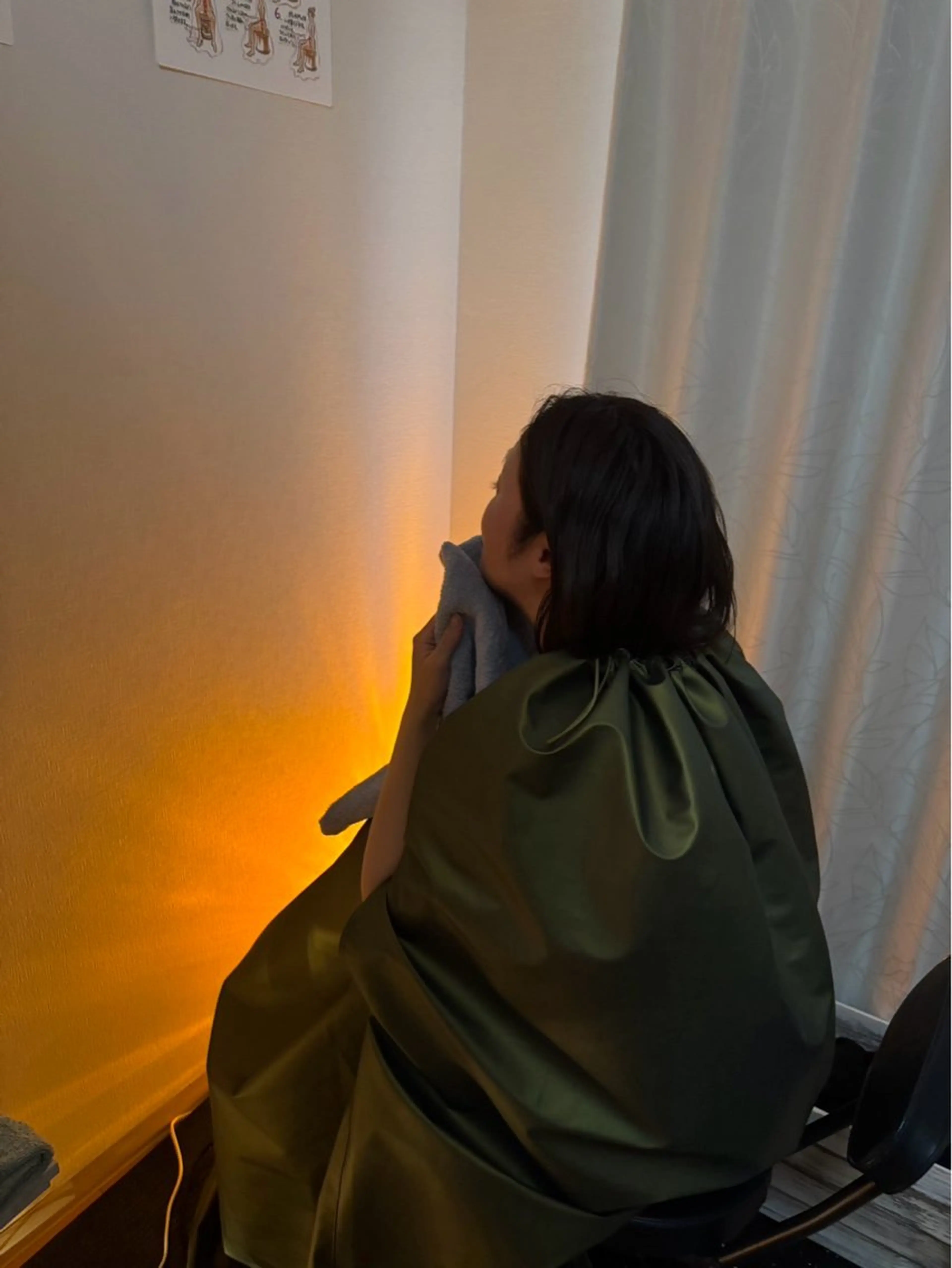 よもぎ蒸しの写真