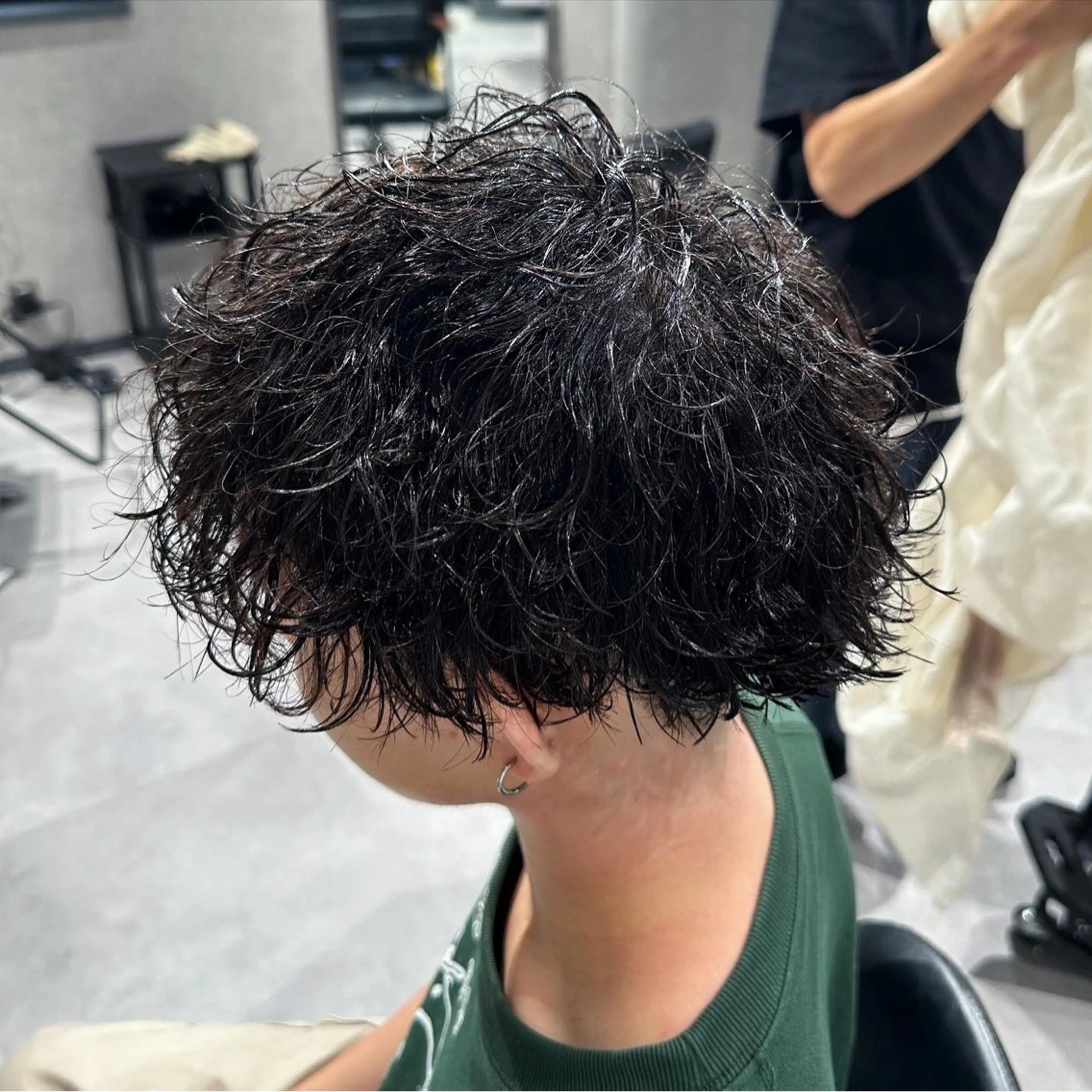 ショート パーマ ヘアアレンジ メンズ NEXT NEO所属・メンズヘア静岡 ✂︎Ryuheiのヘアスタイル